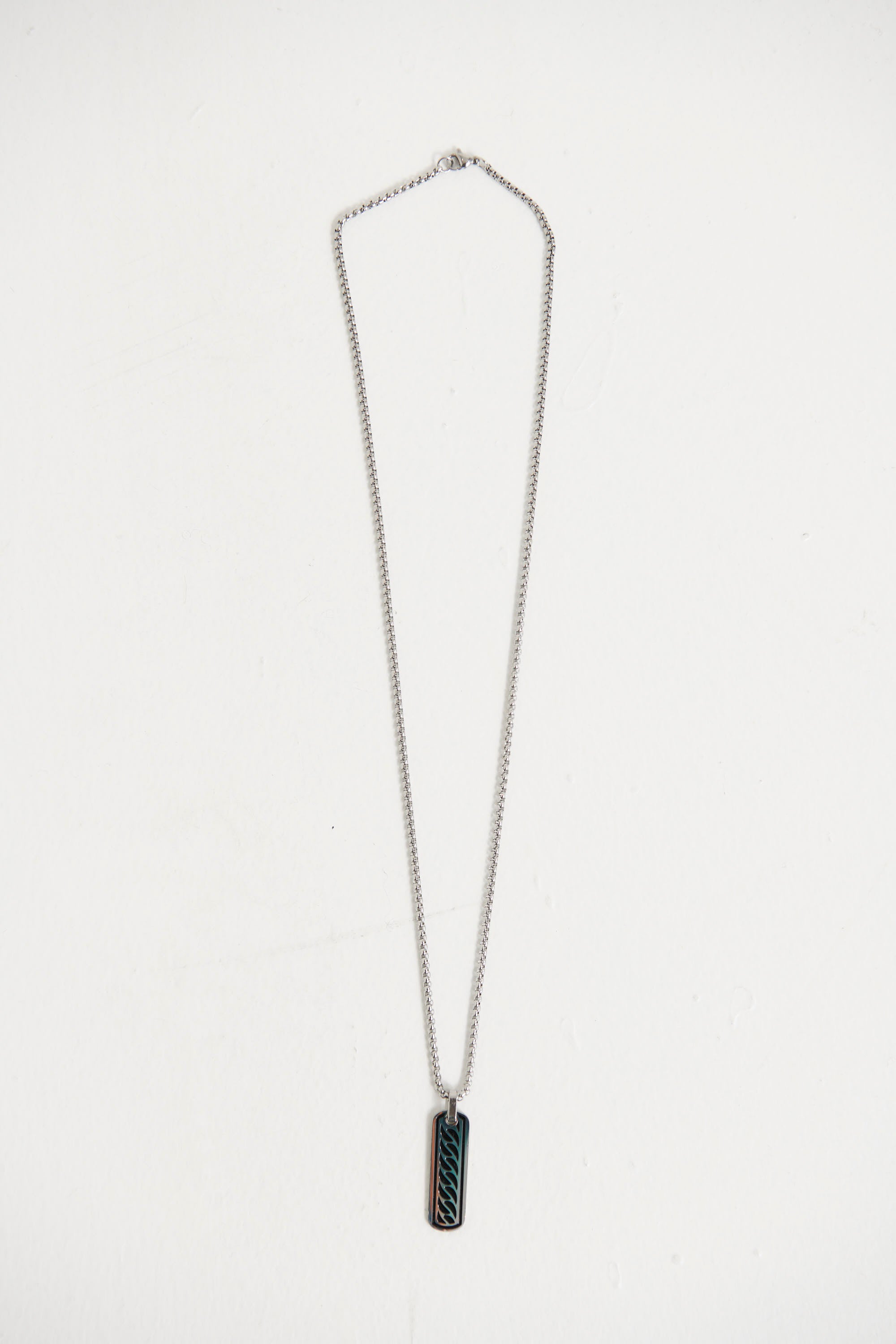 NTH Pendant Necklace Silver
