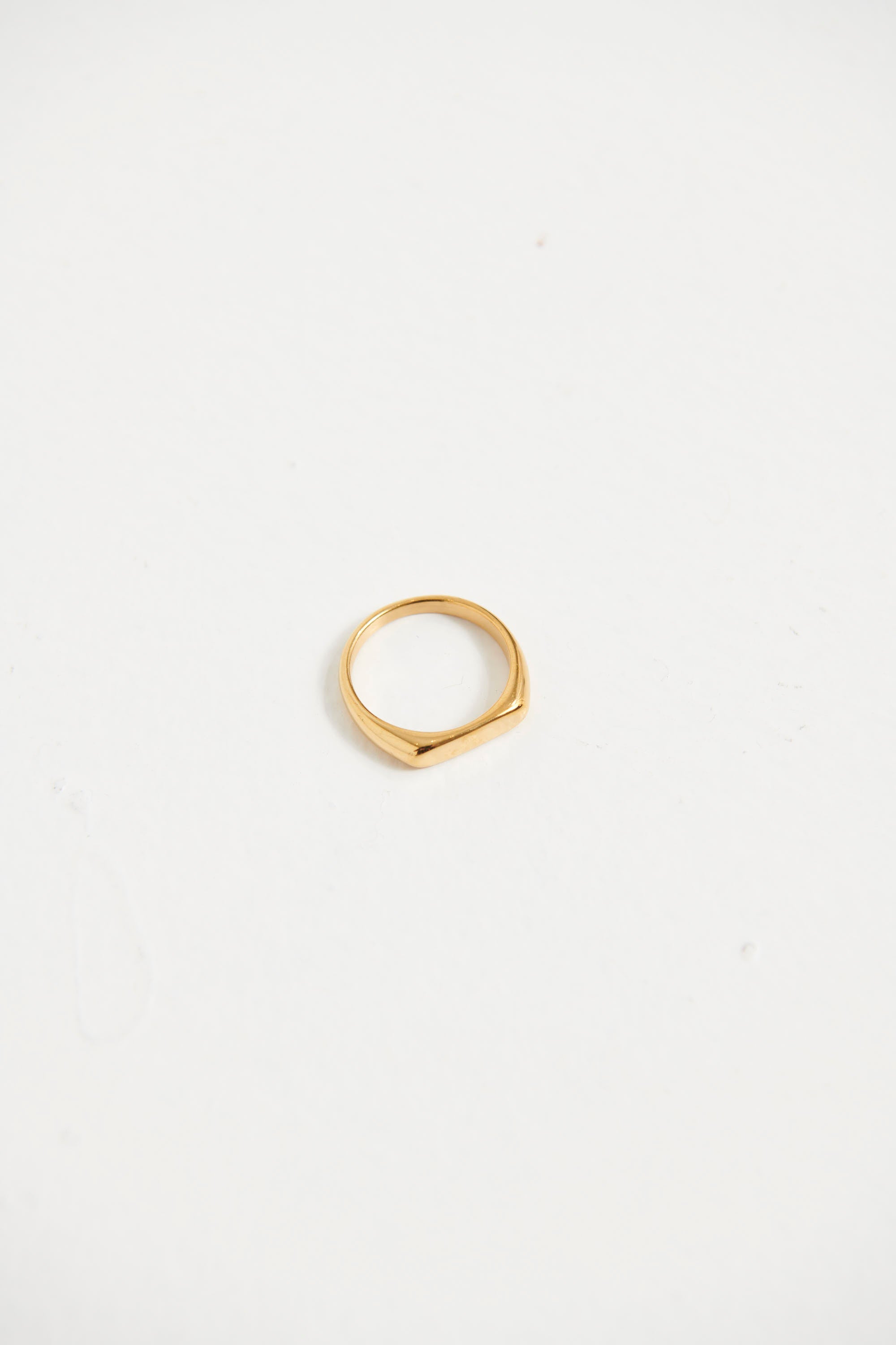 NTH Slim Signet Ring Gold