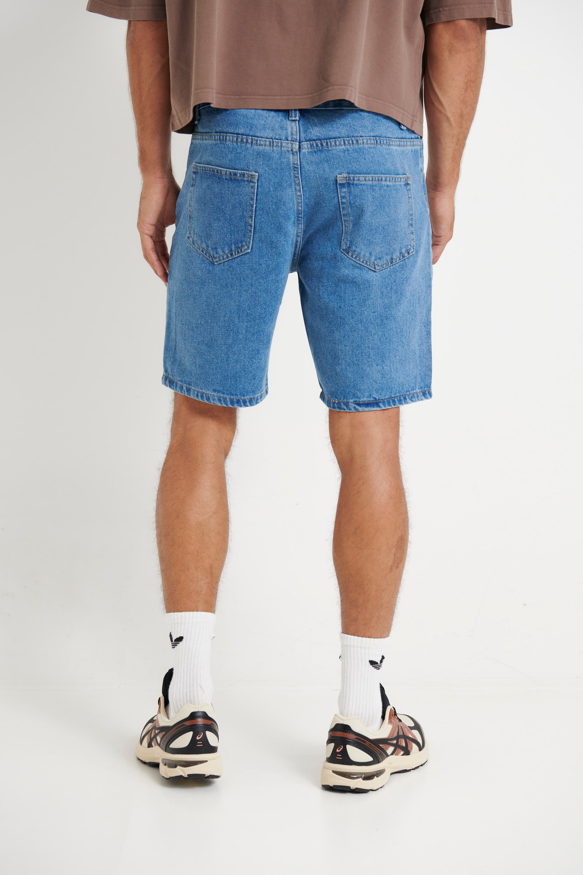 Andre Relaxed Denim Short Blue