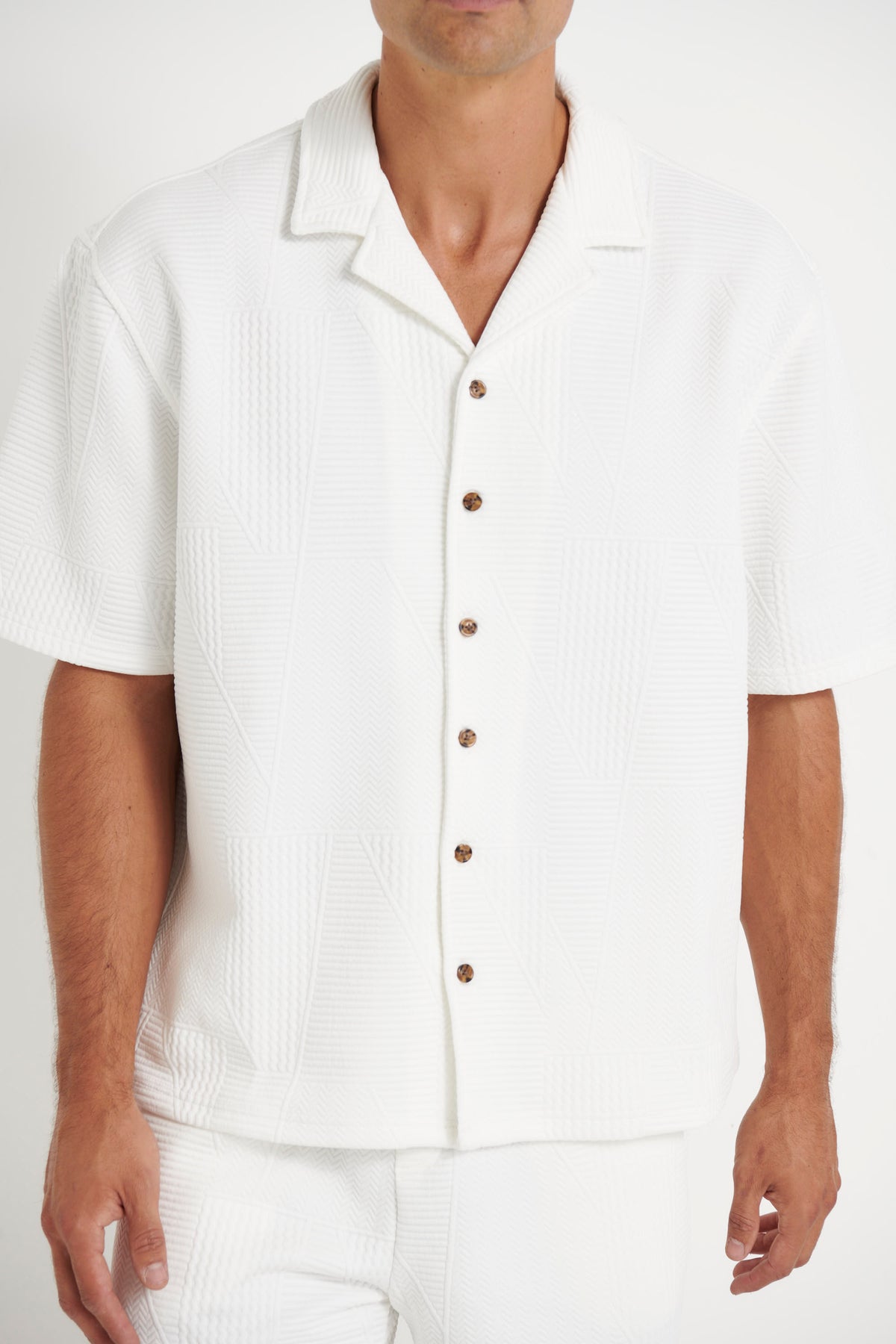 Noah Texture Shirt White