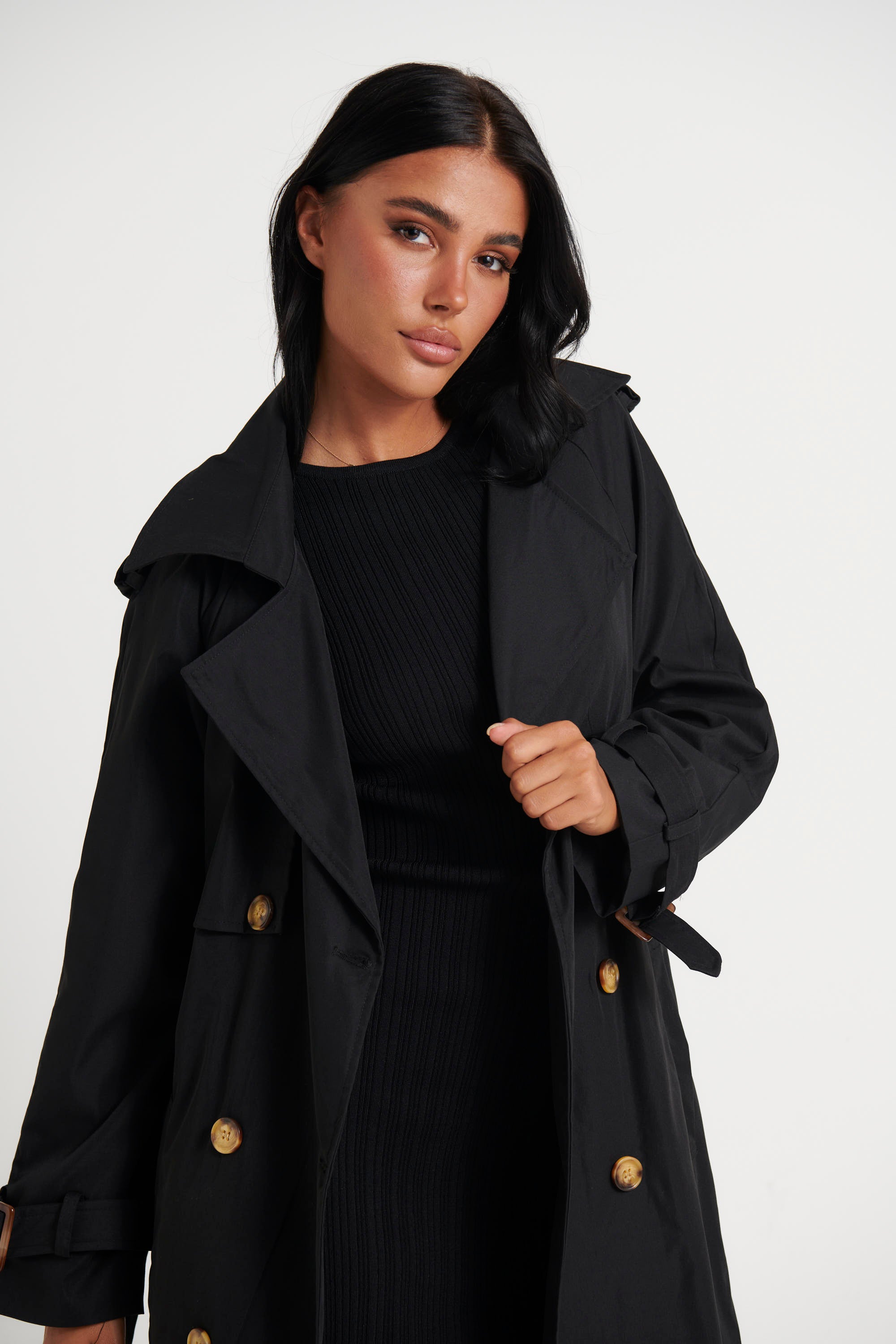 Lia Trench Black