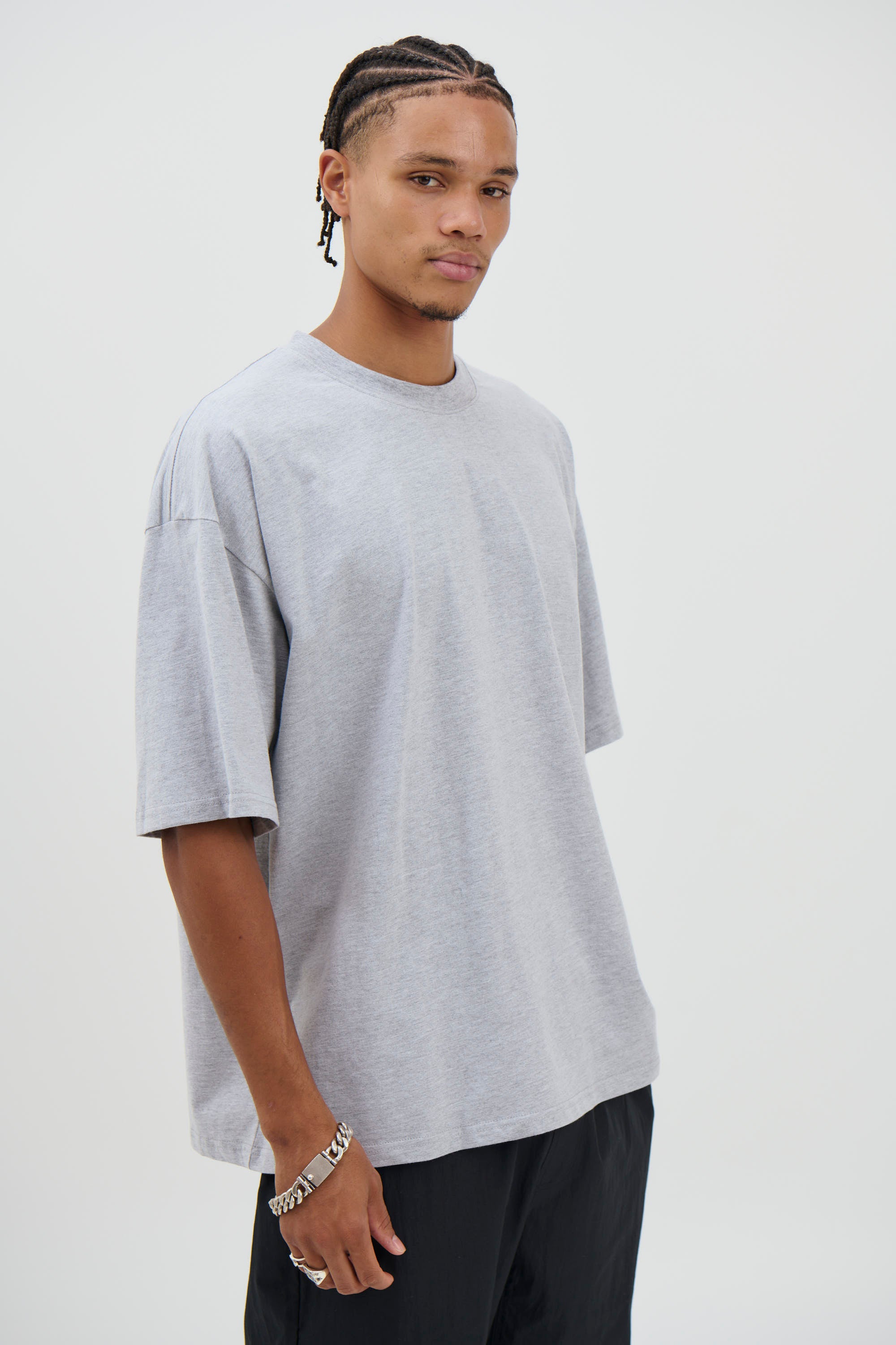 Midweight Signature Tee Grey