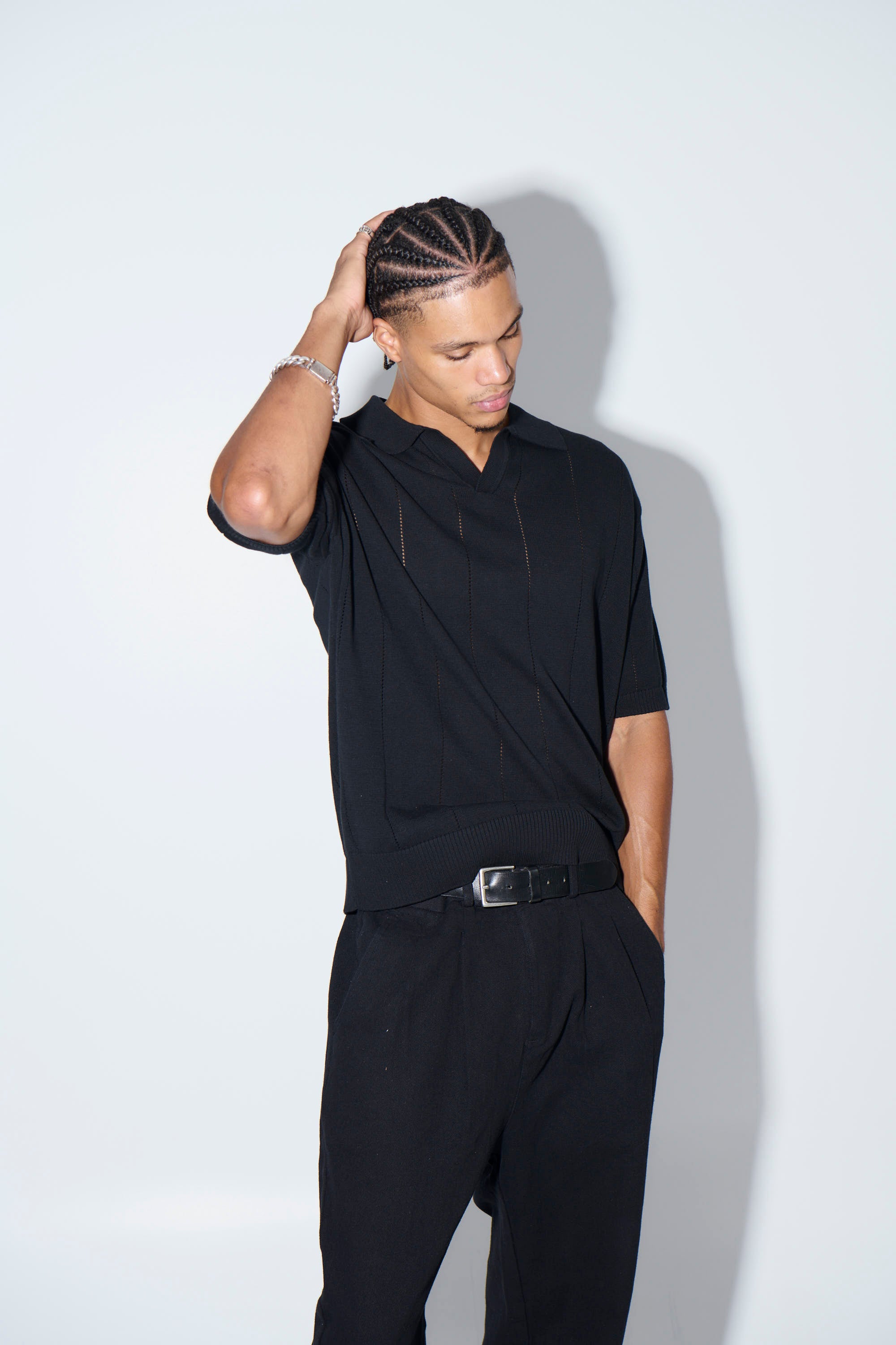 NTH Rib Polo Black