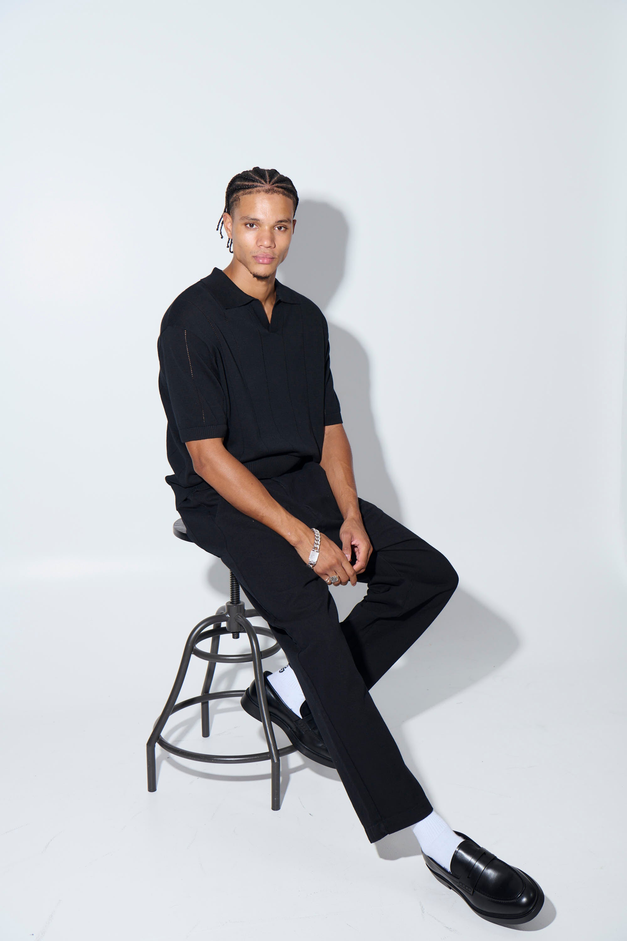NTH Rib Polo Black