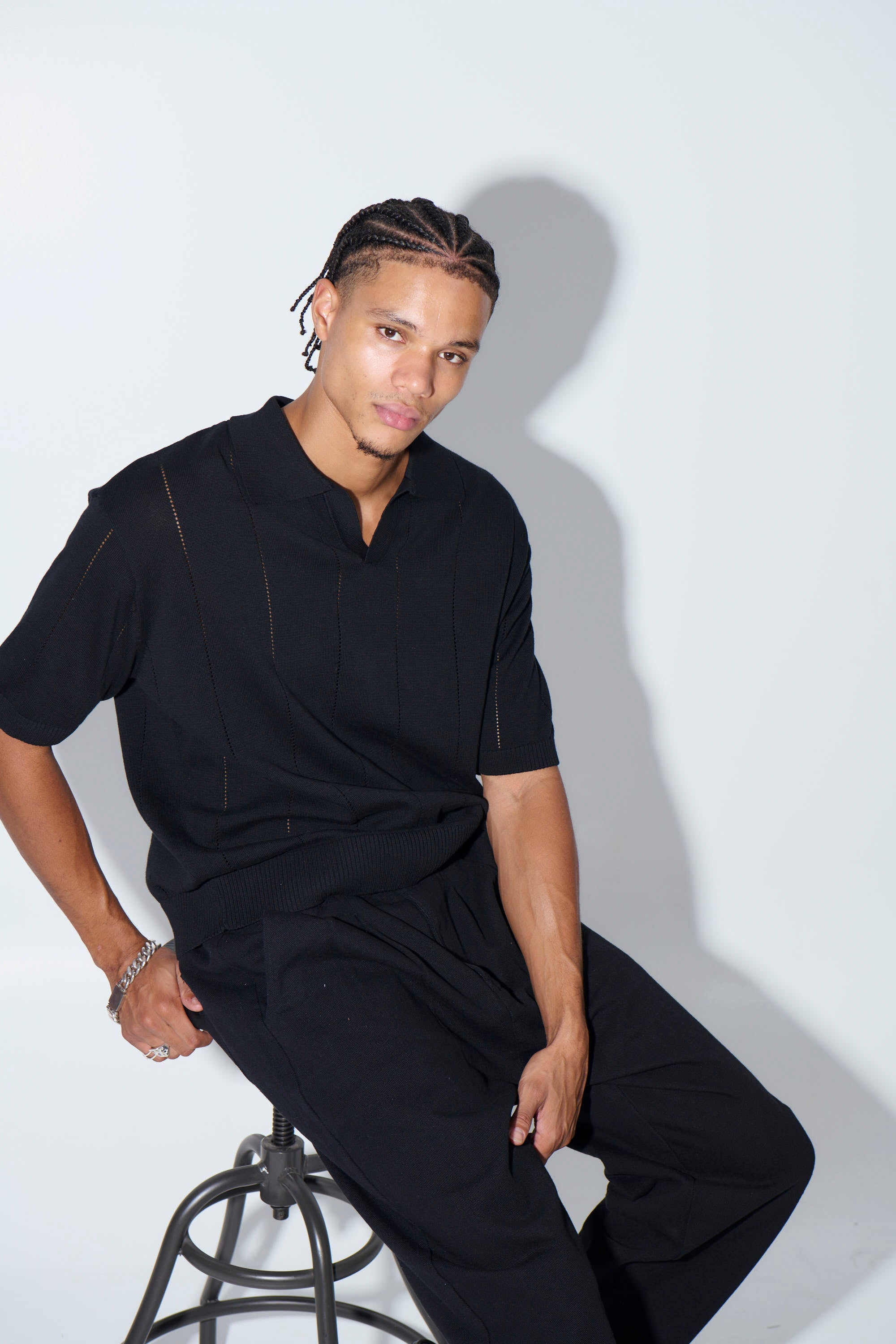 NTH Rib Polo Black