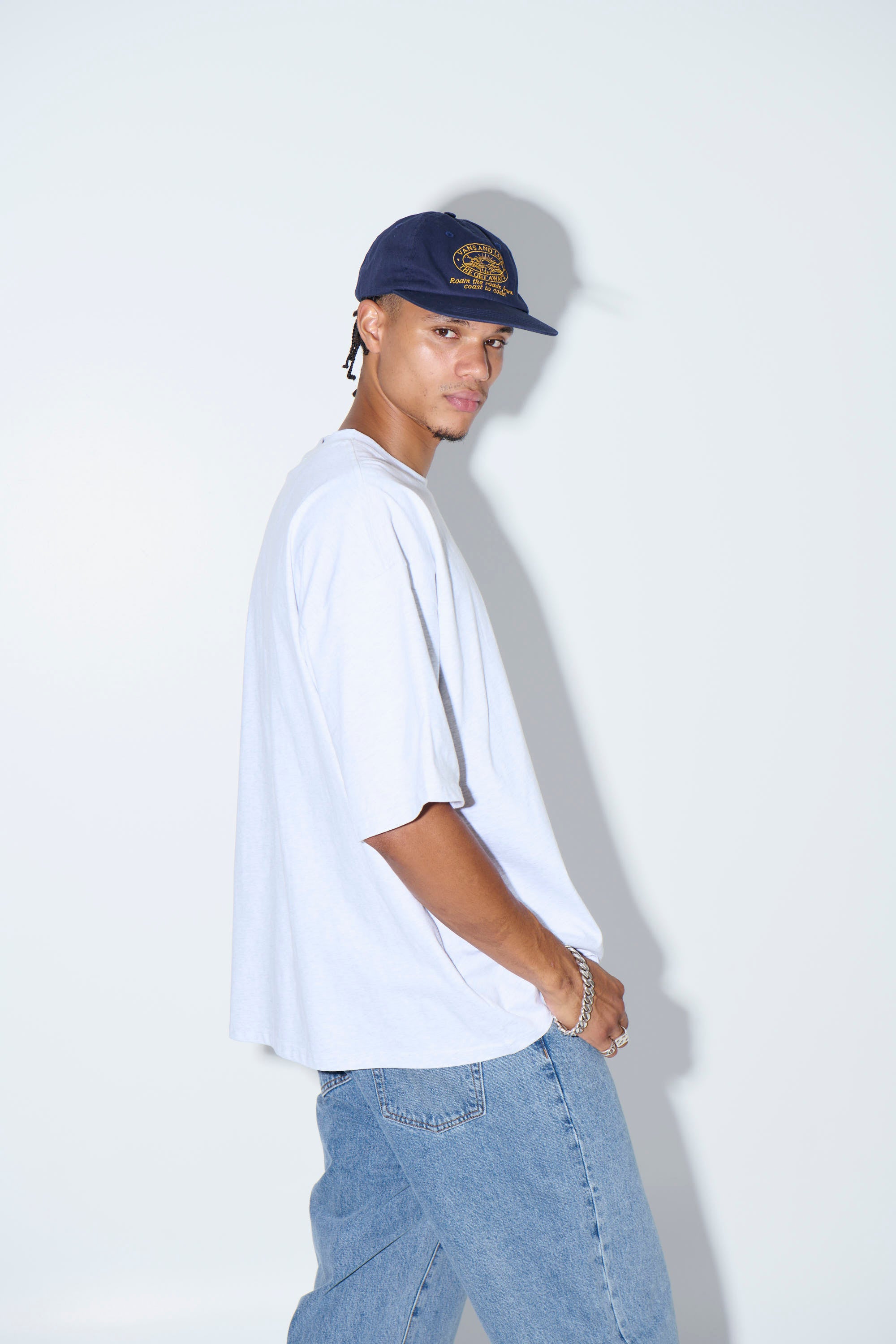 Midweight Signature Tee White Marle
