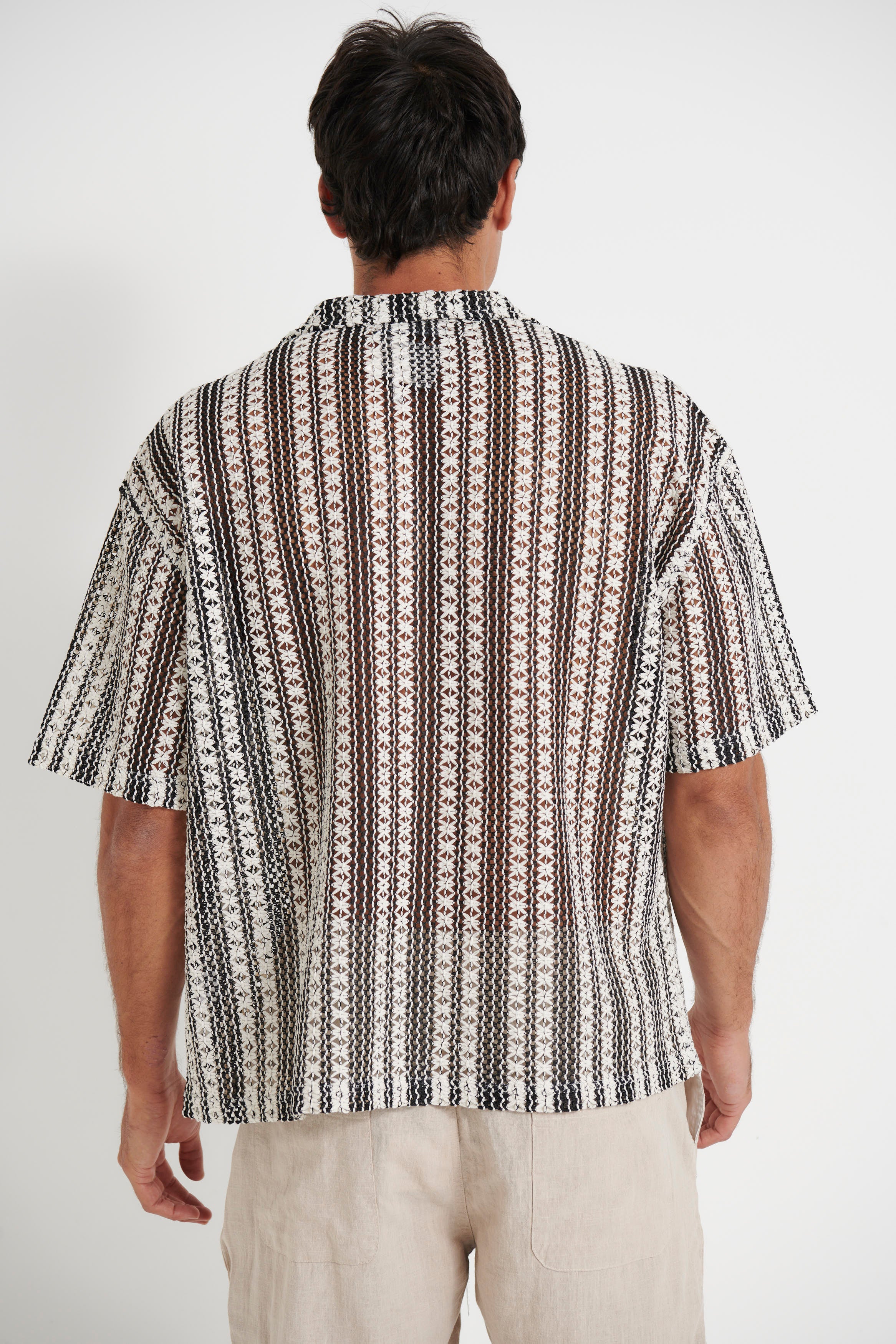 Raf Cropped Shirt Crochet