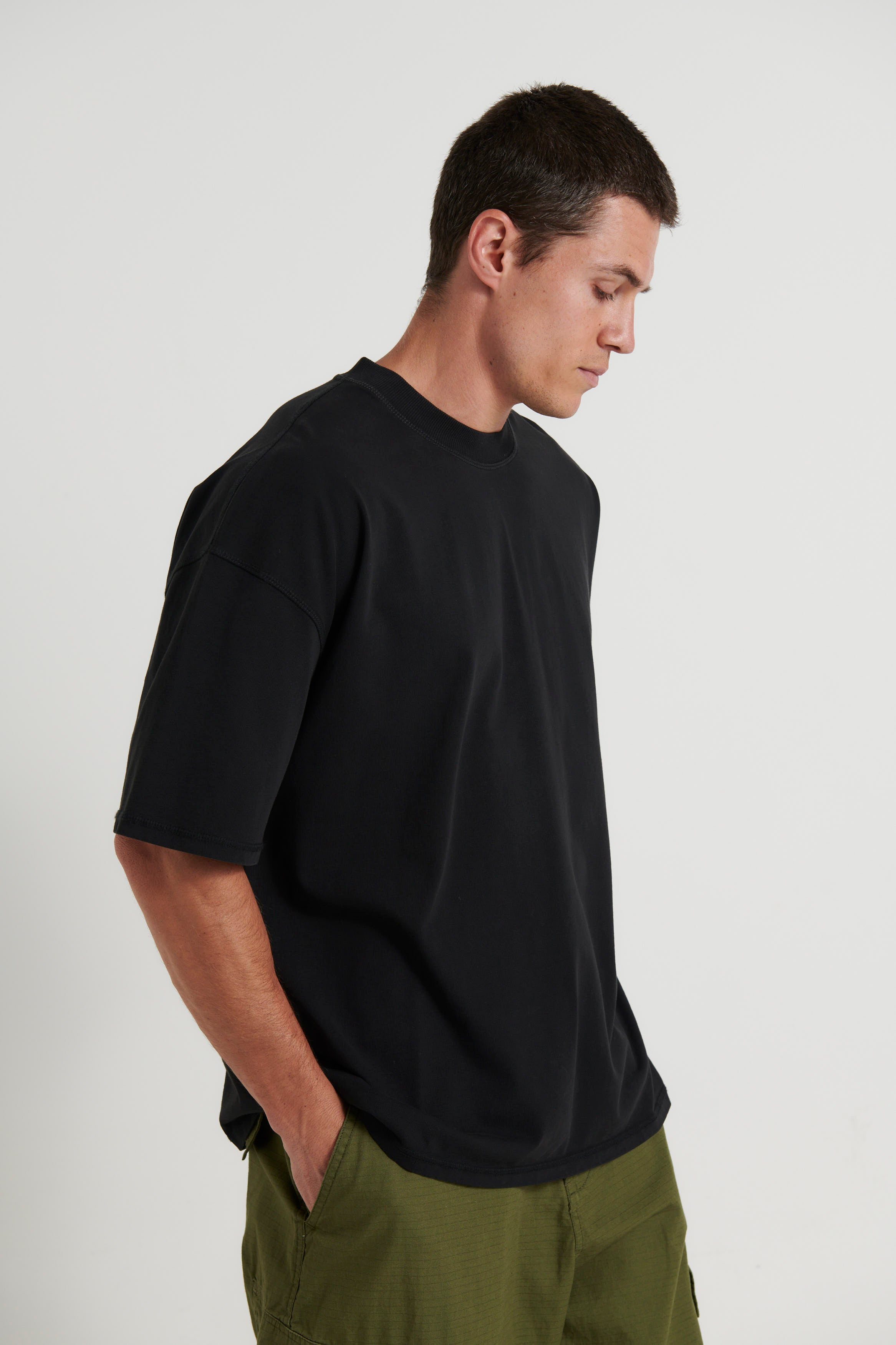 Cotton Box Tee Black