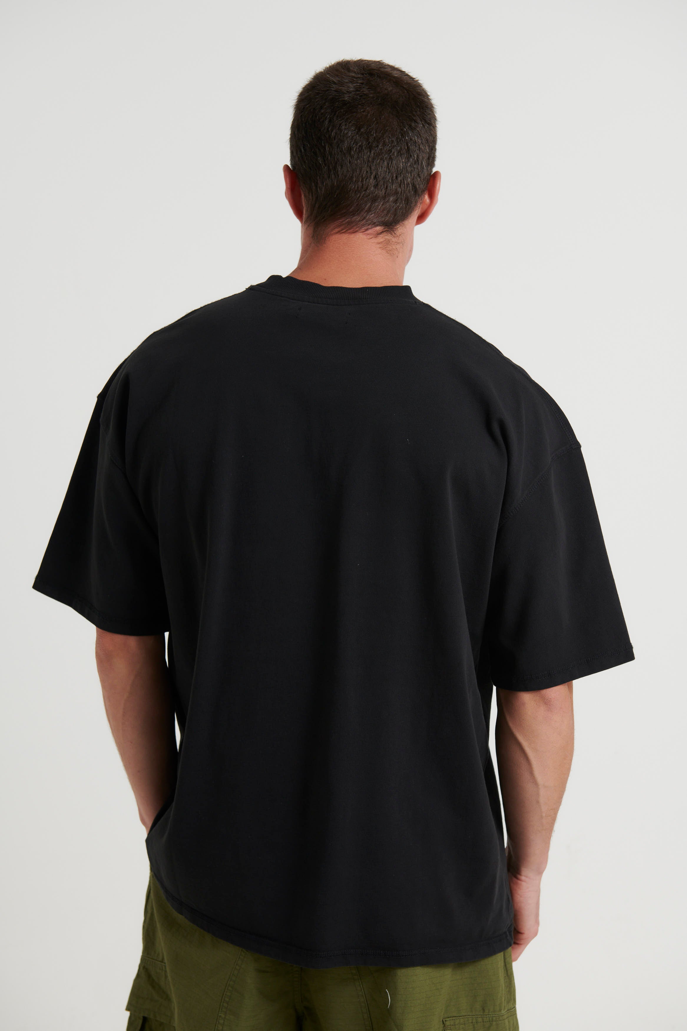 Cotton Box Tee Black