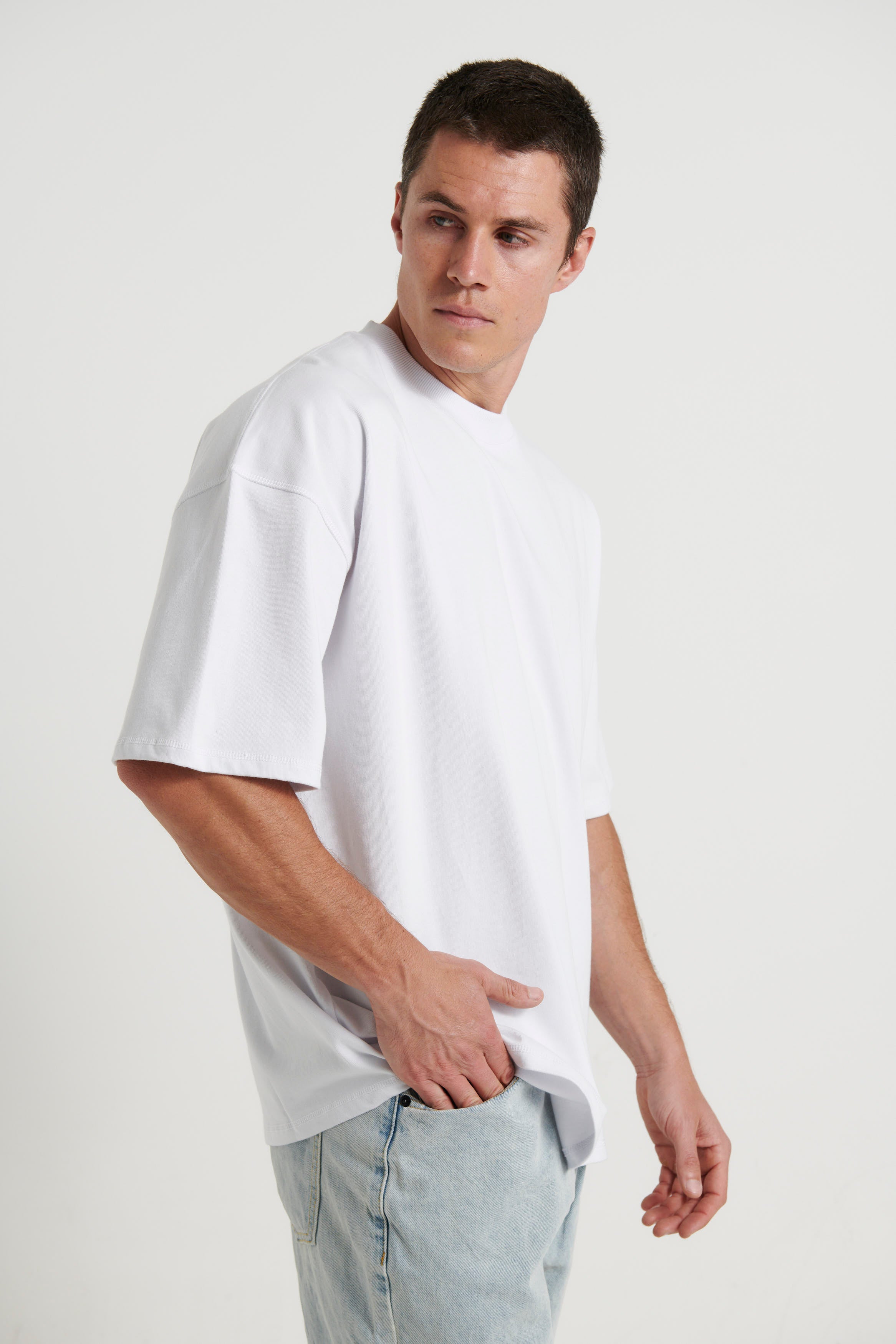 Cotton Box Tee White