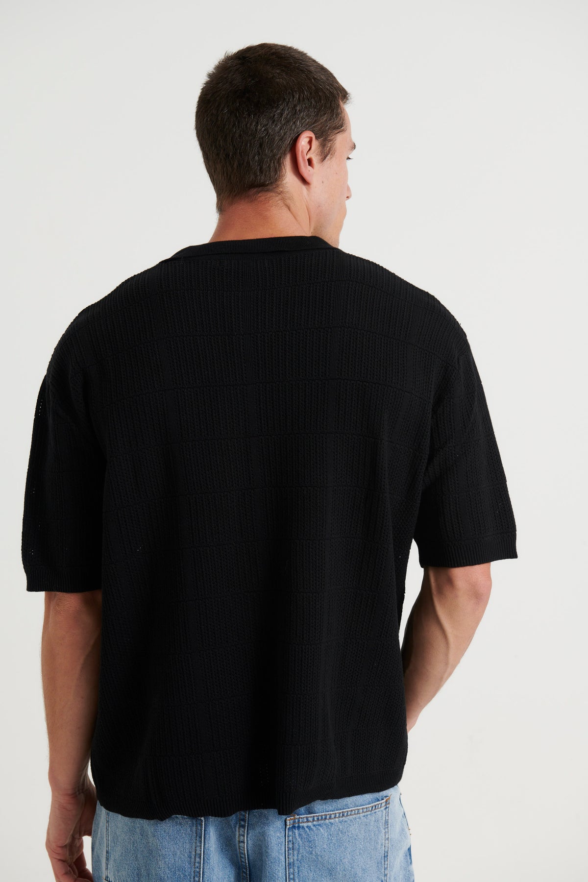 Matty Knitted Shirt Black