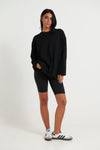 Lily Long Sleeve Top Black