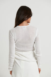 Sloane Cotton Top White