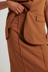 Marlee Maxi Skirt Terracotta