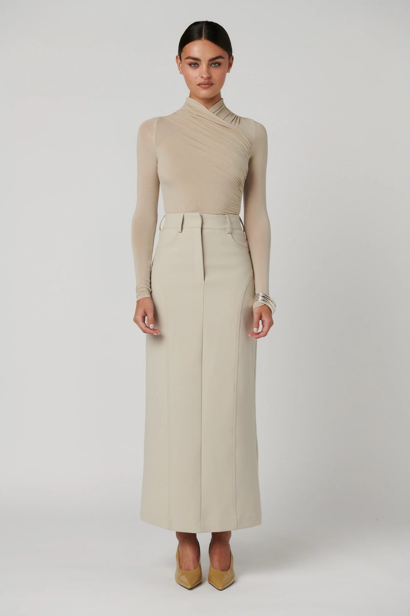 Amrita Bodysuit Almond