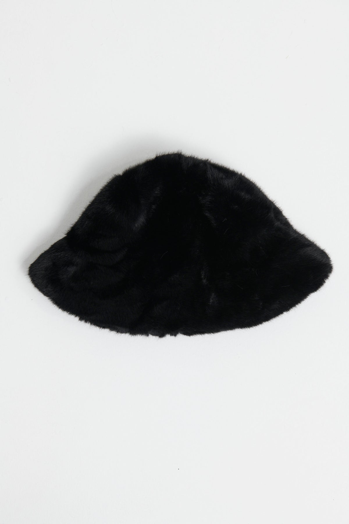 Lana Fluffy Hat Black