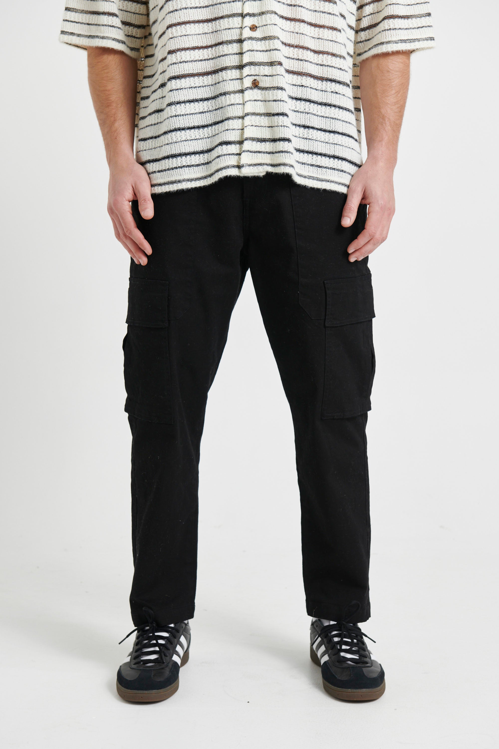 Damien Drop Cargo Pant Black