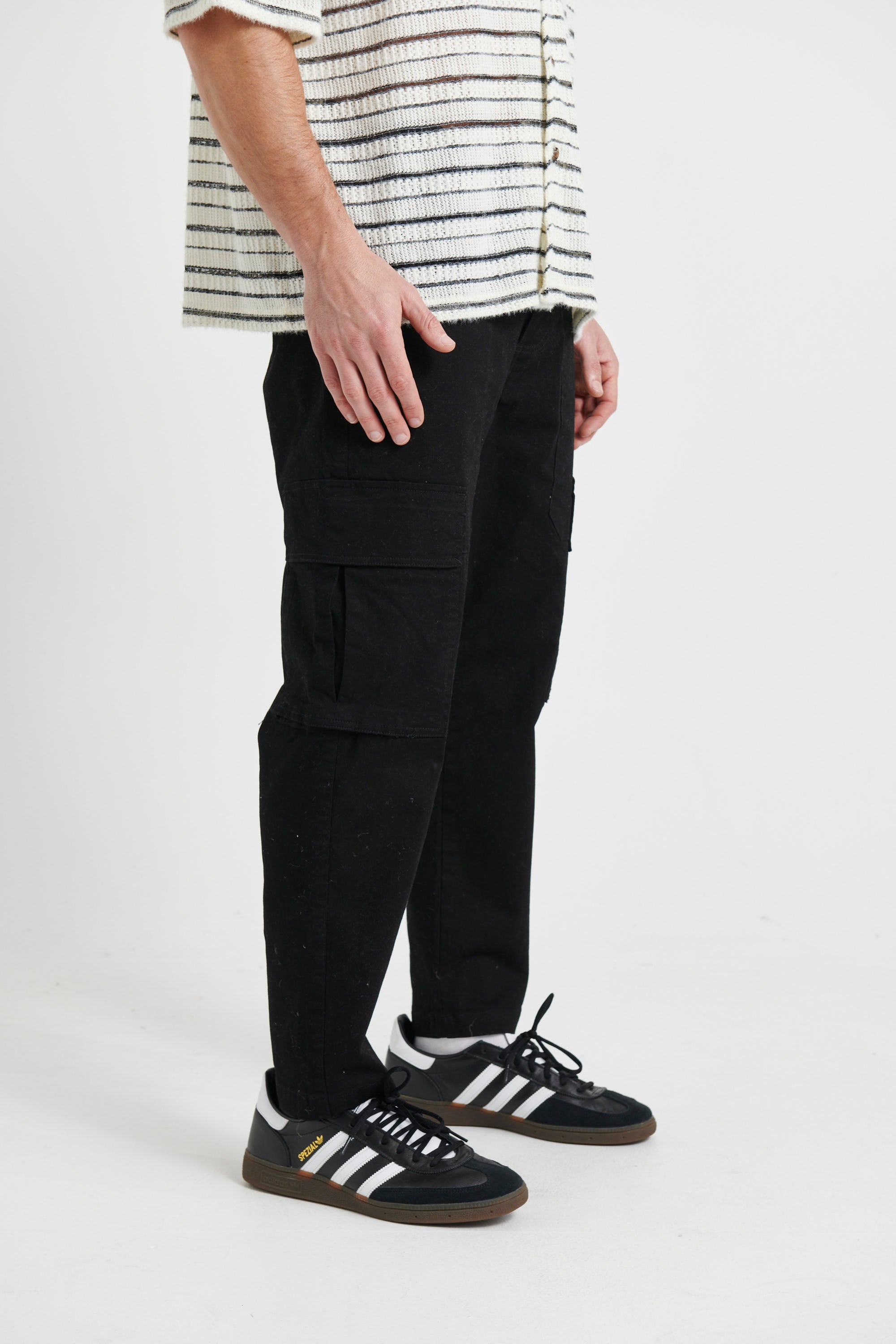 Damien Drop Cargo Pant Black