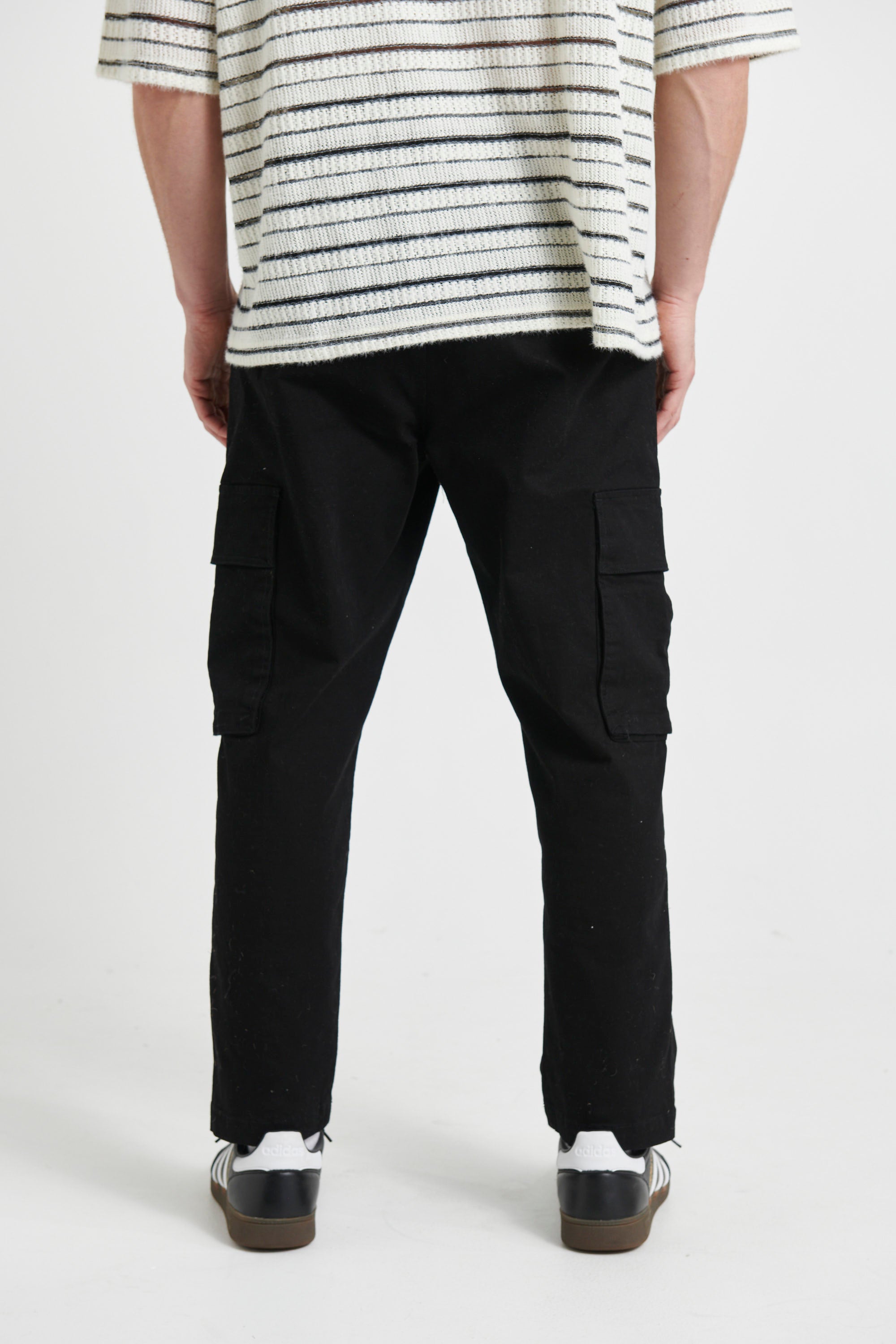 Damien Drop Cargo Pant Black