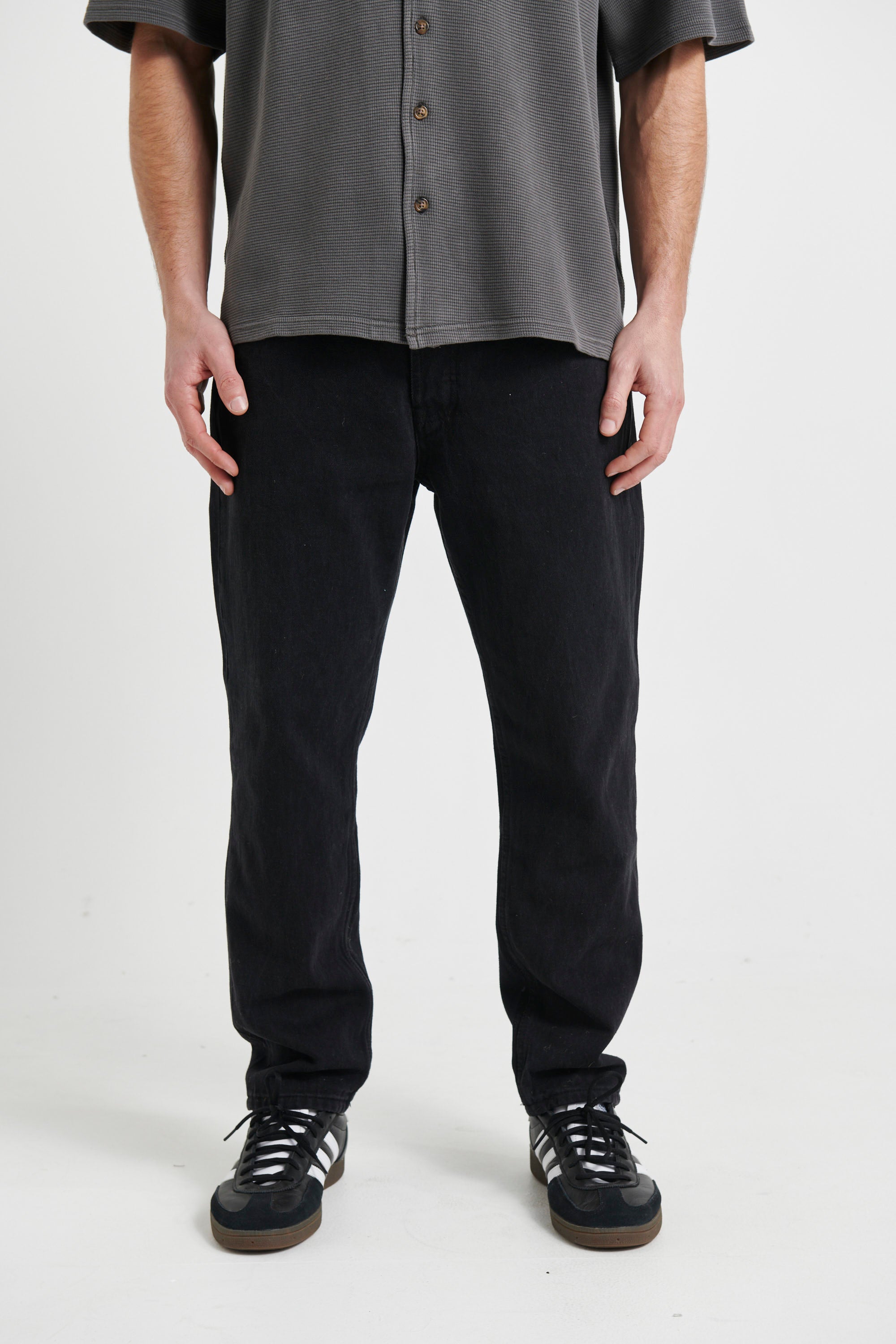 Mitchell Relaxed Denim Black - FINAL SALE