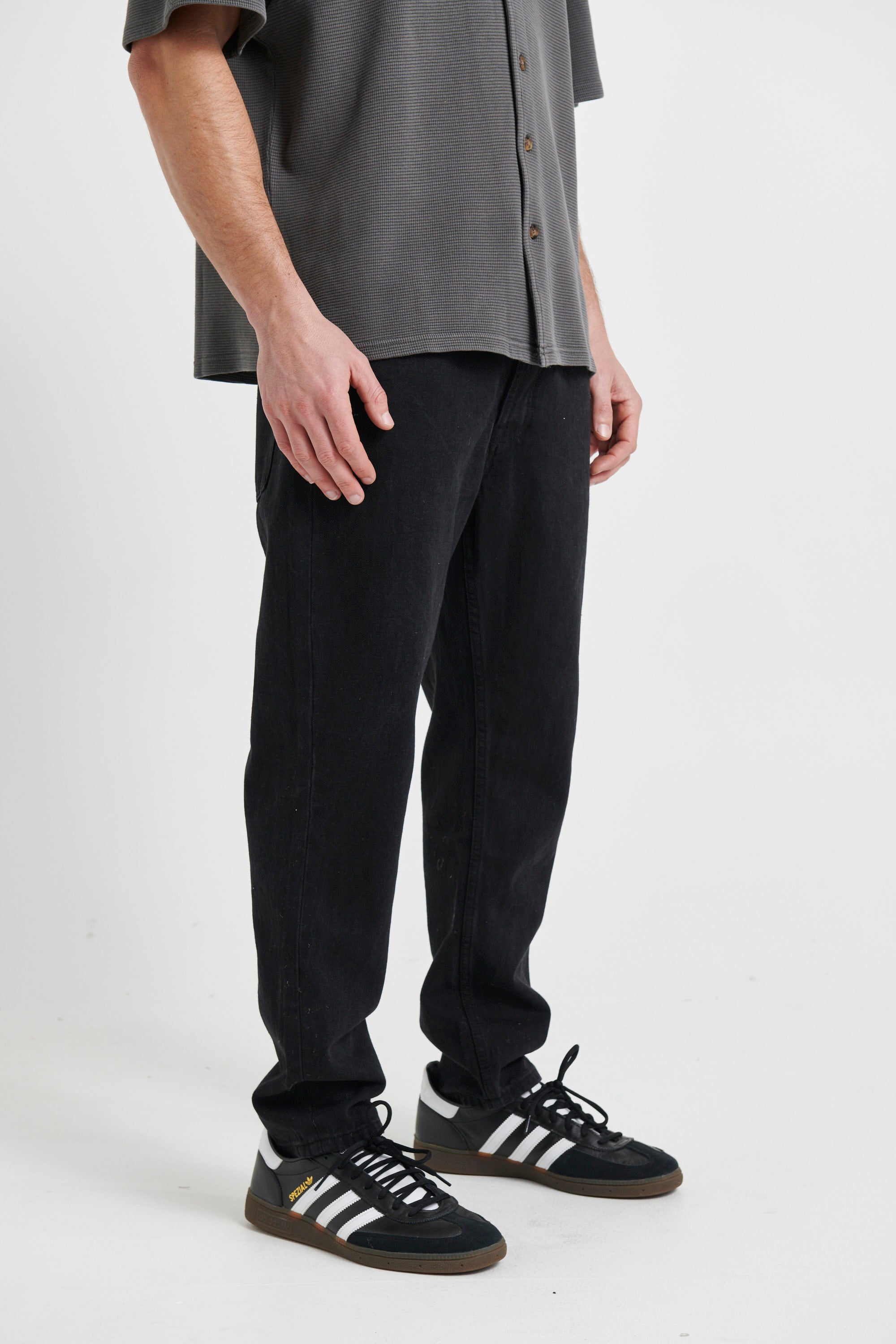 Mitchell Relaxed Denim Black - FINAL SALE