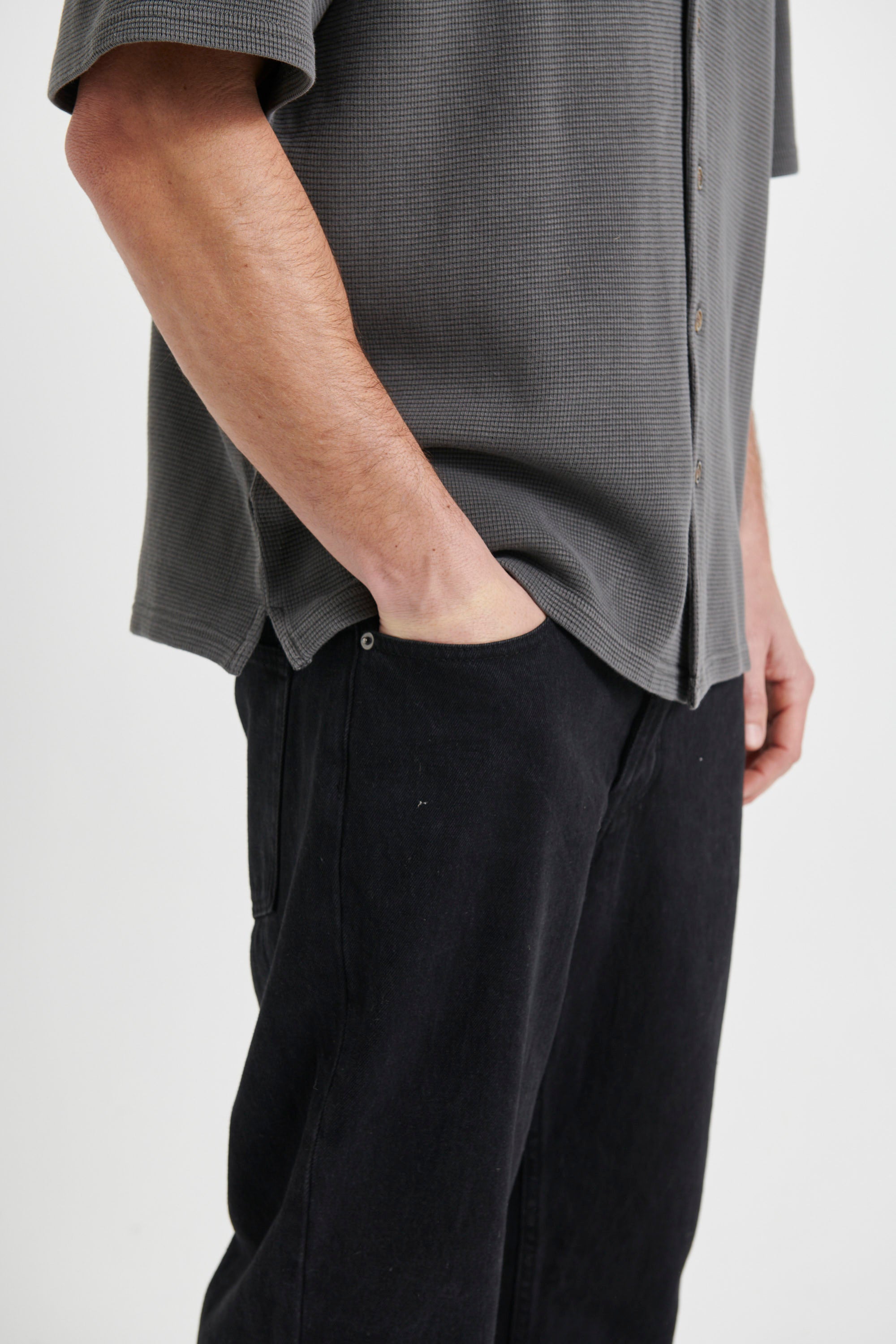 Mitchell Relaxed Denim Black - FINAL SALE