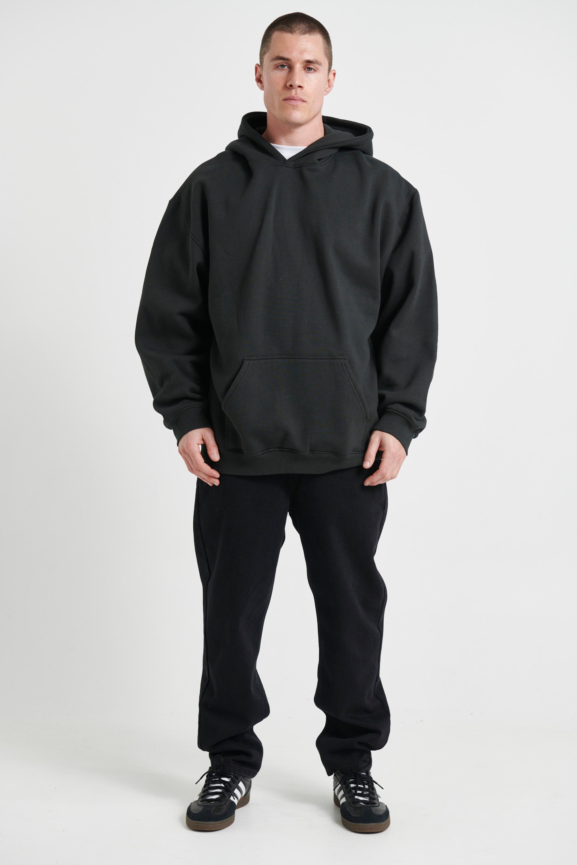 Roman Oversize Hoodie Black
