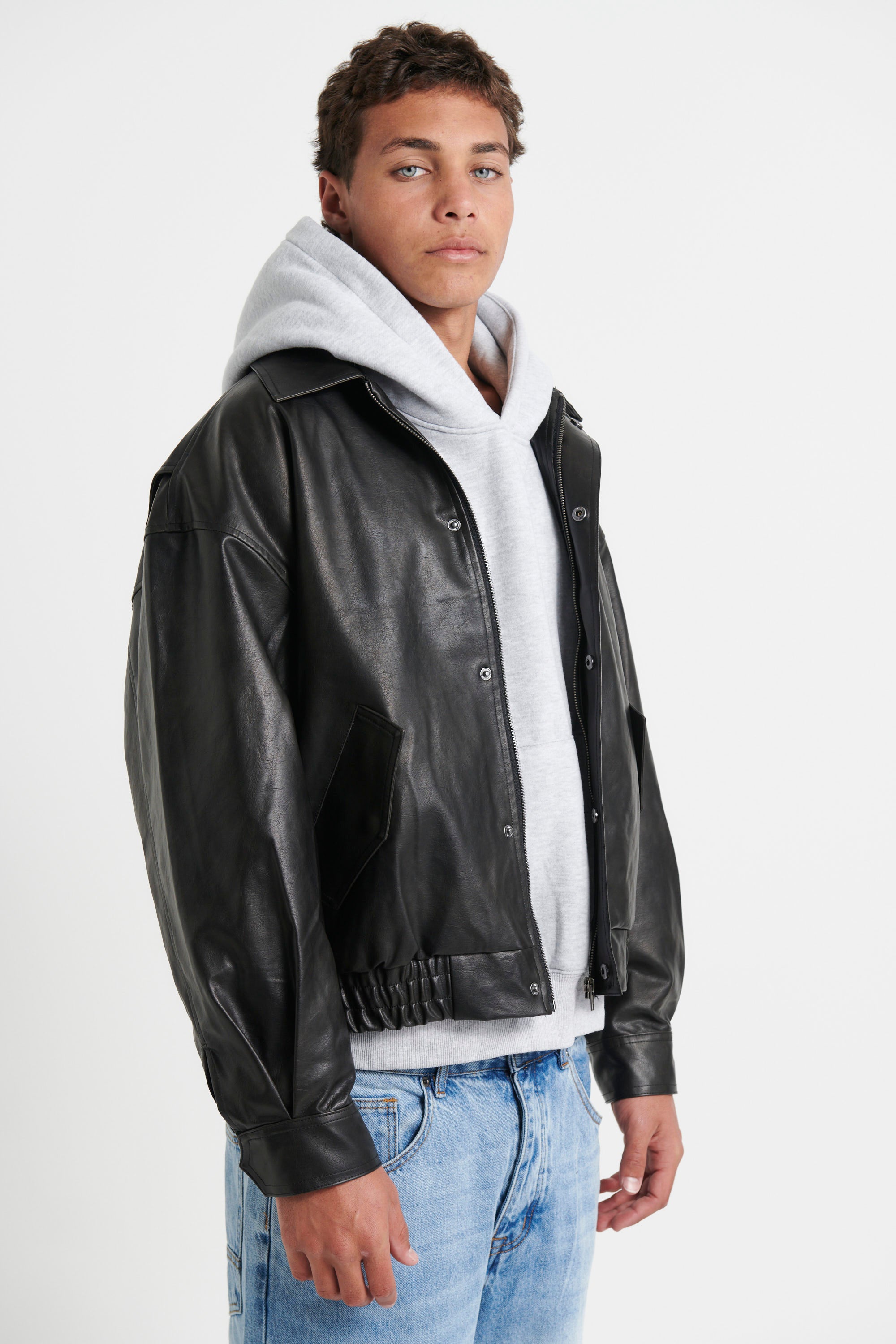 Bomber Jacket Vintage Black