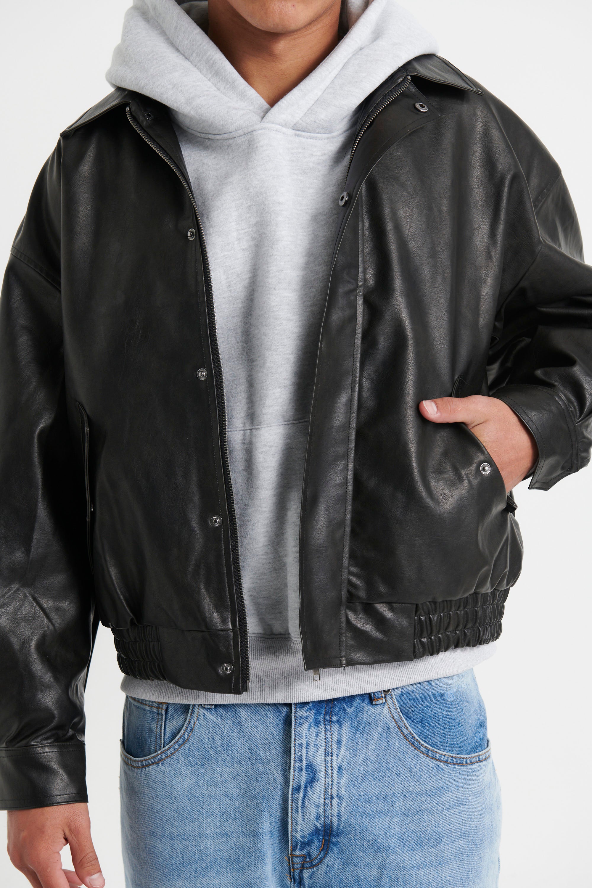 Bomber Jacket Vintage Black