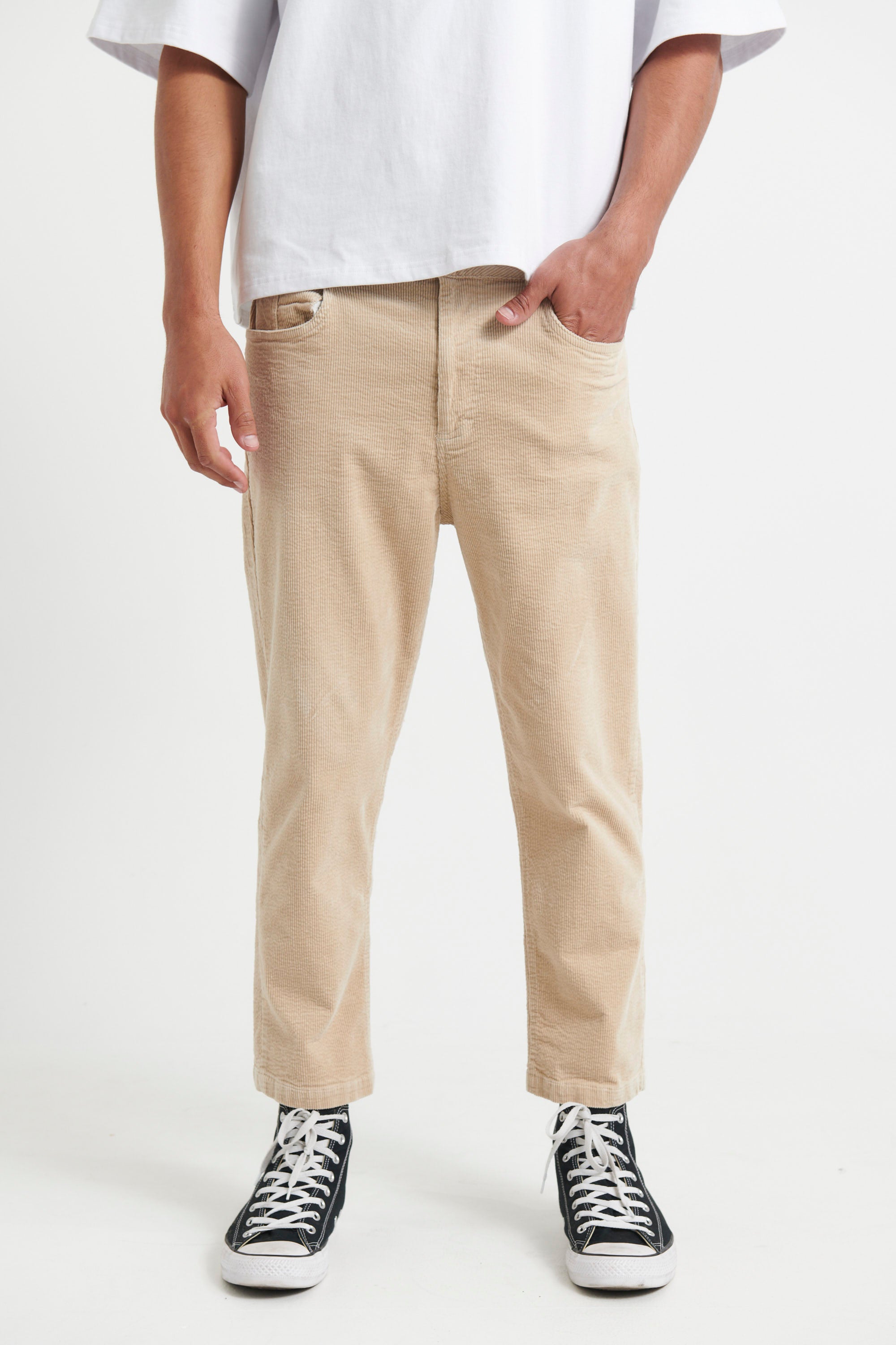 Leon Cord Pant Oat - FINAL SALE