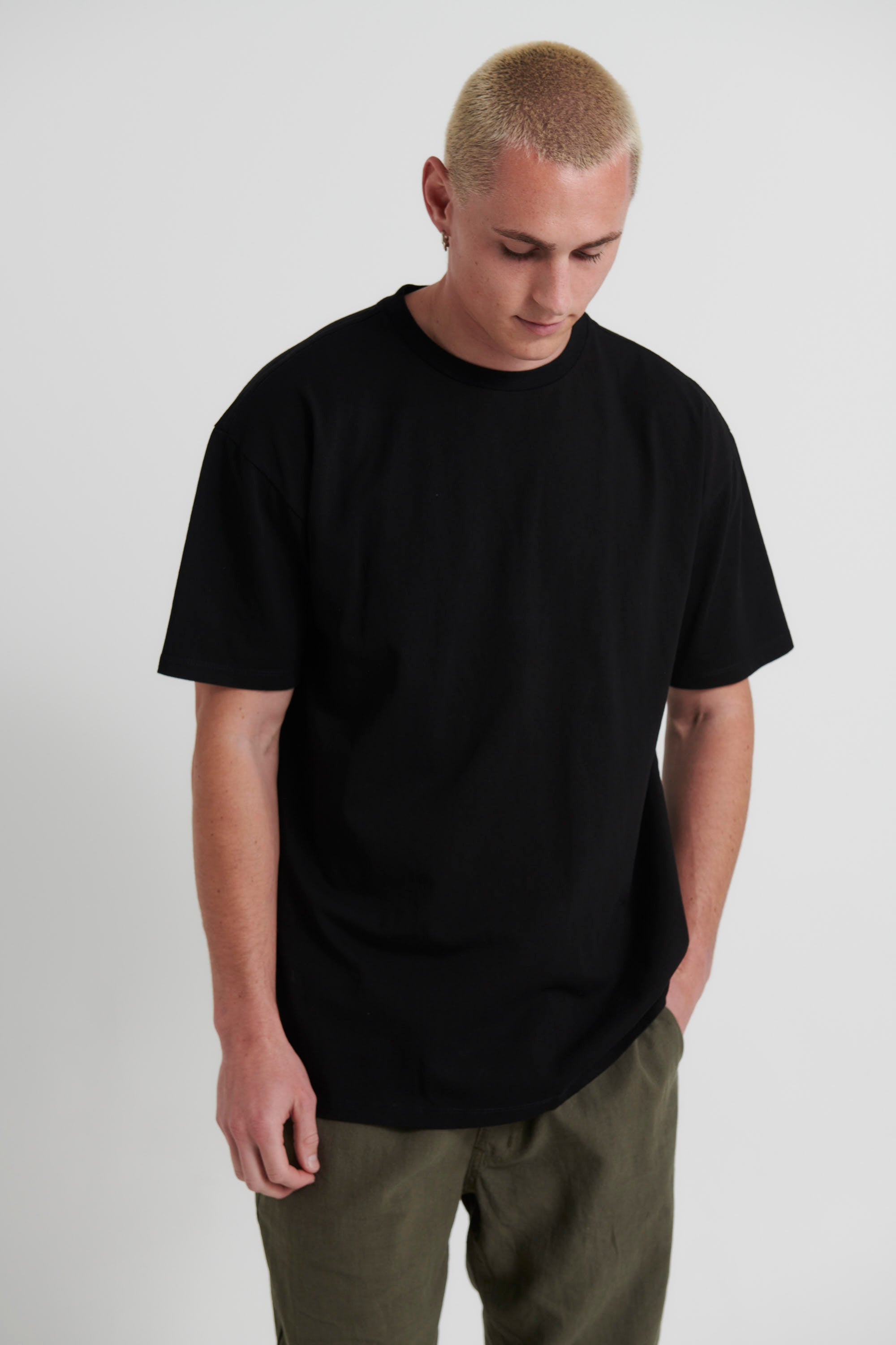 NTH Heavyweight Tee Solid Black