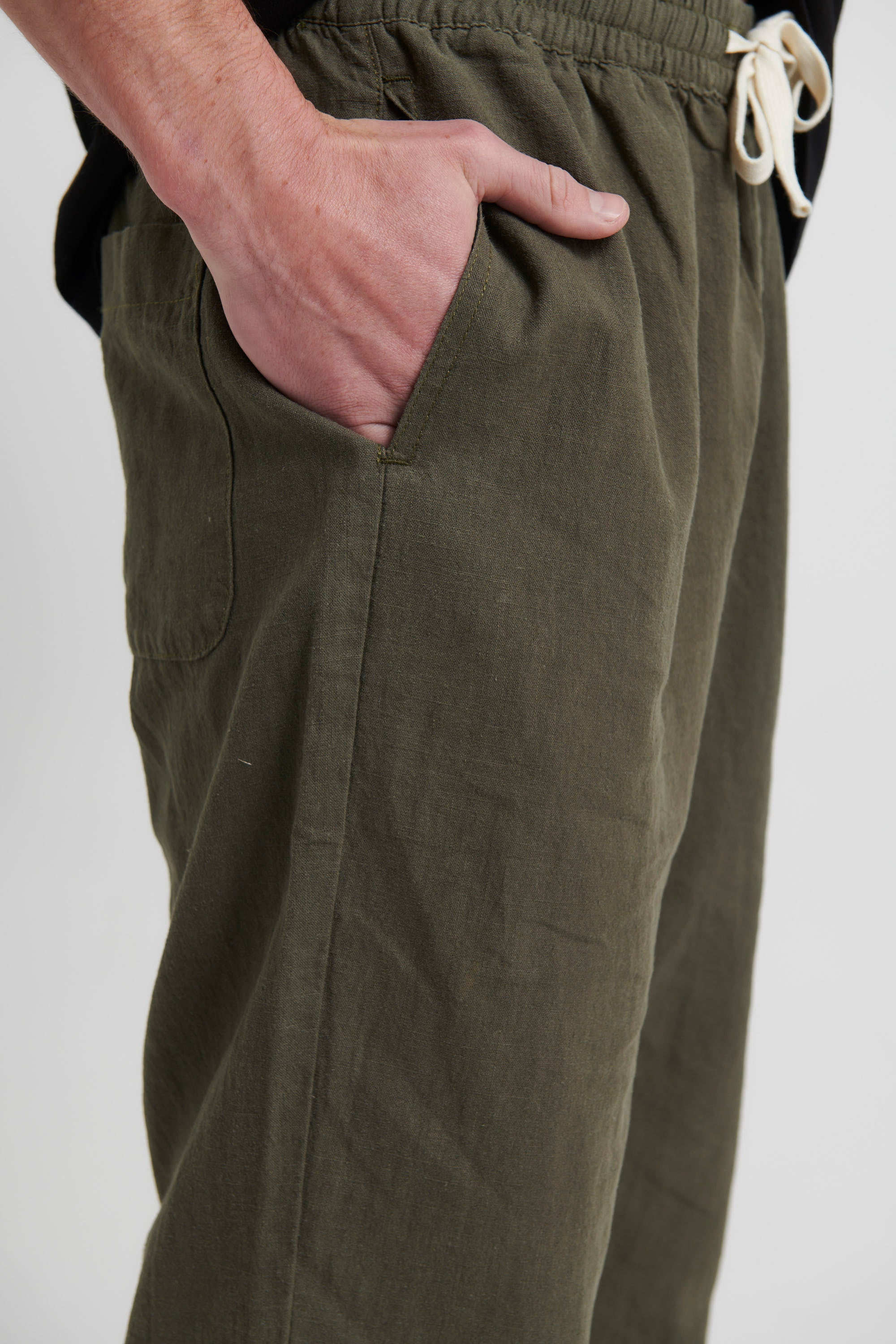 NTH Linen Pant Khaki