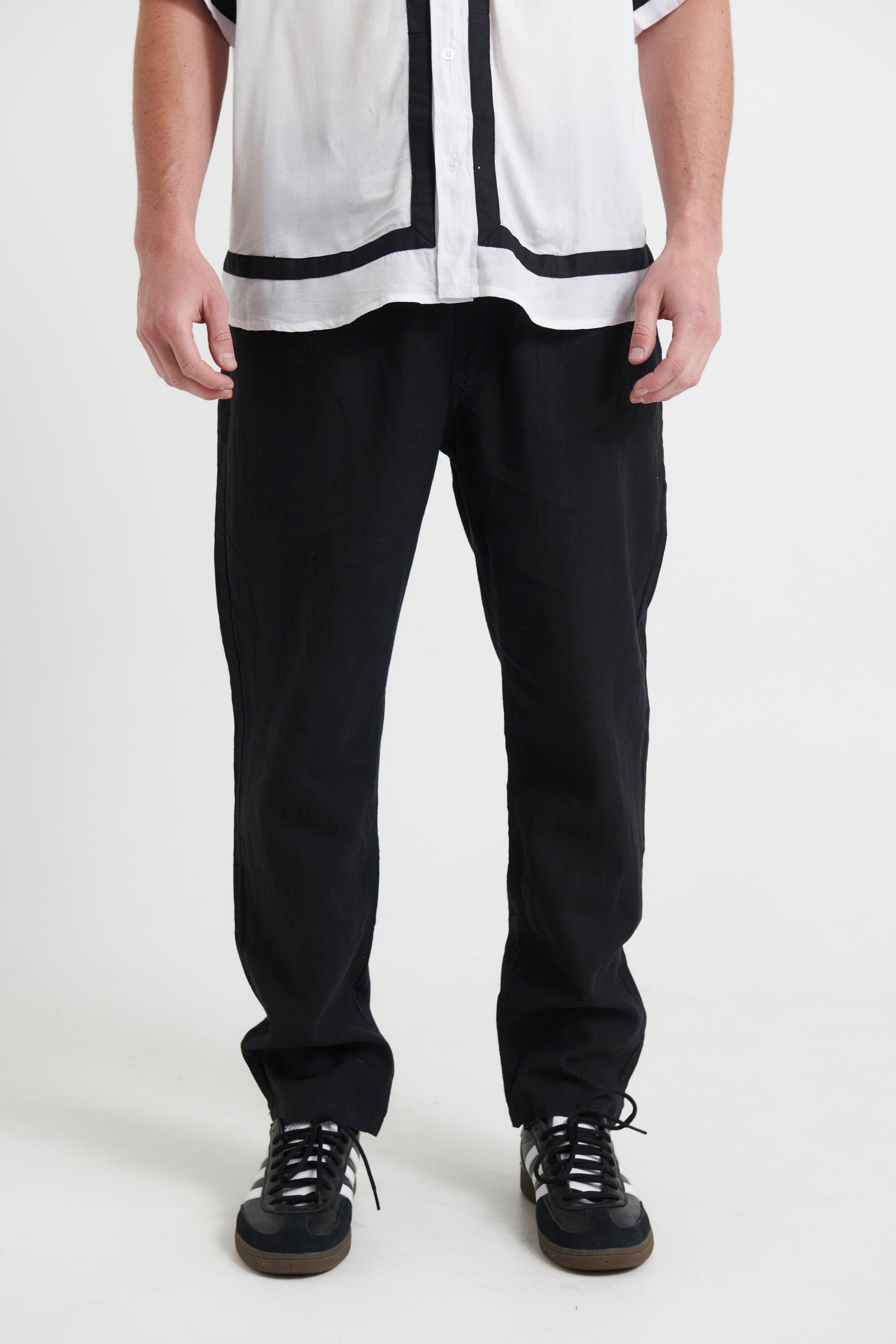 NTH Linen Pant Black