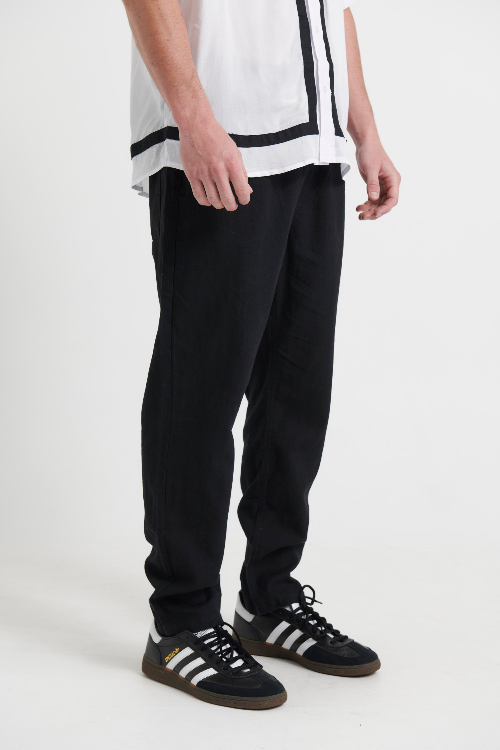 NTH Linen Pant Black