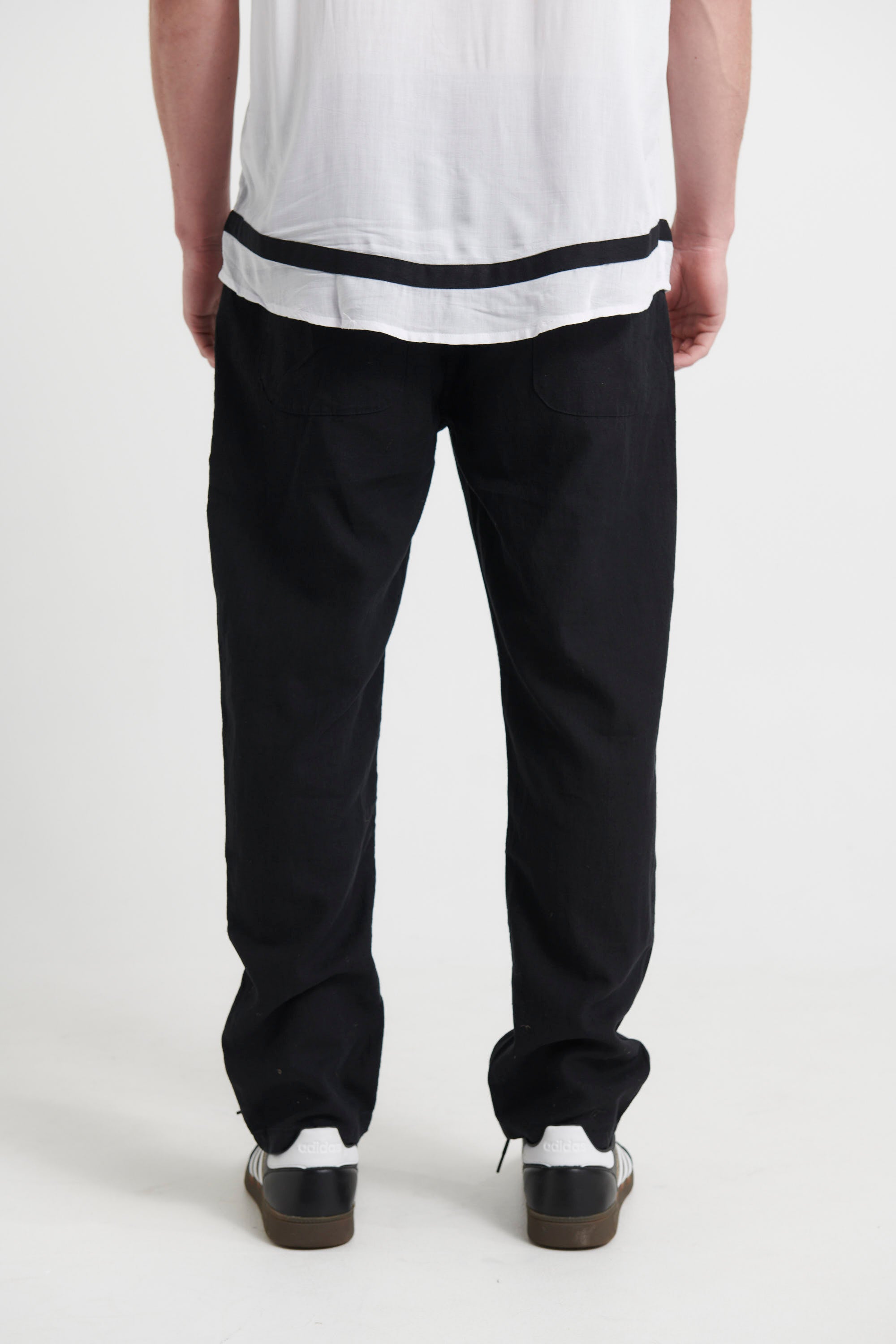 NTH Linen Pant Black