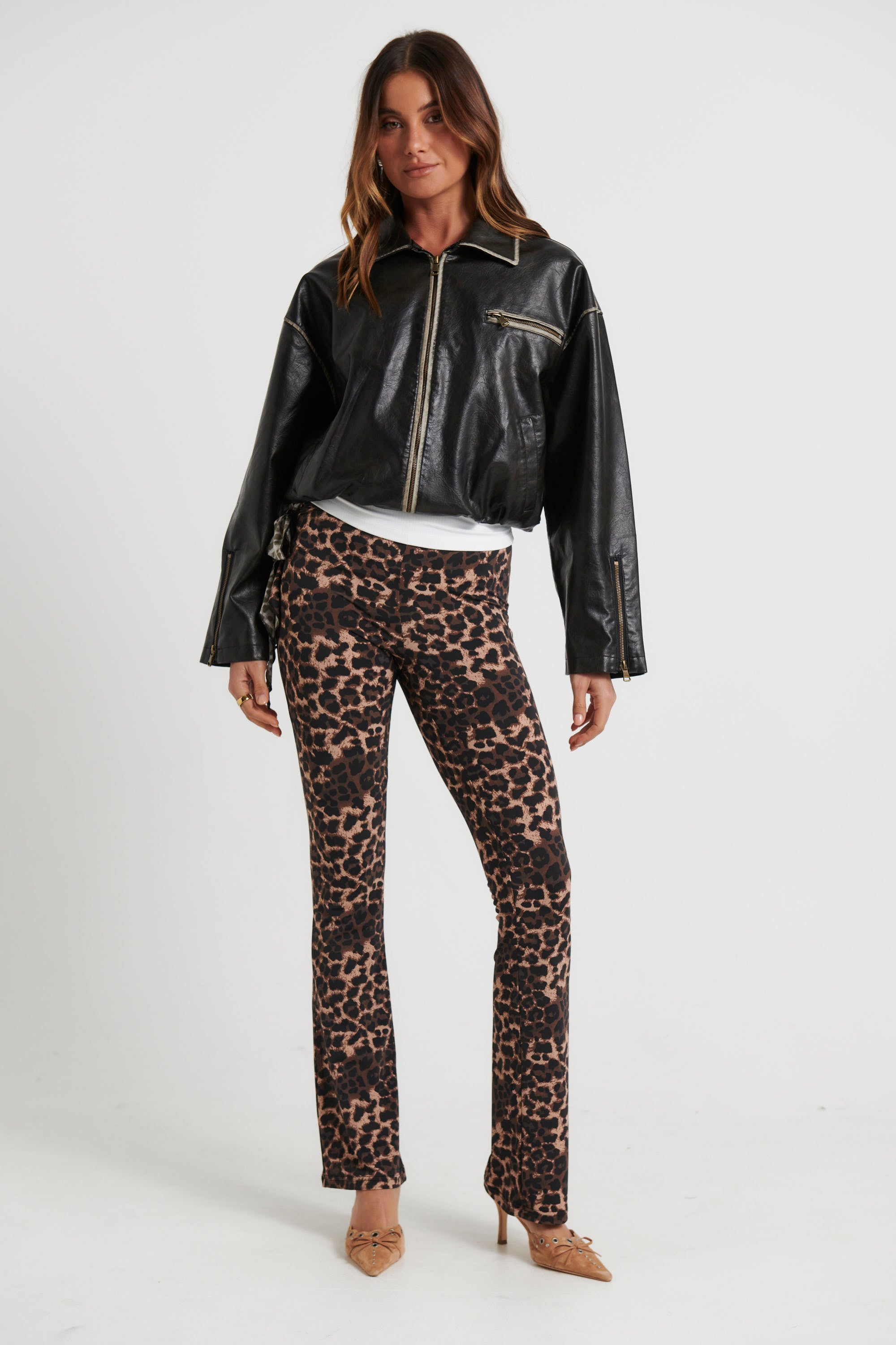 Trista Biker Jacket Black