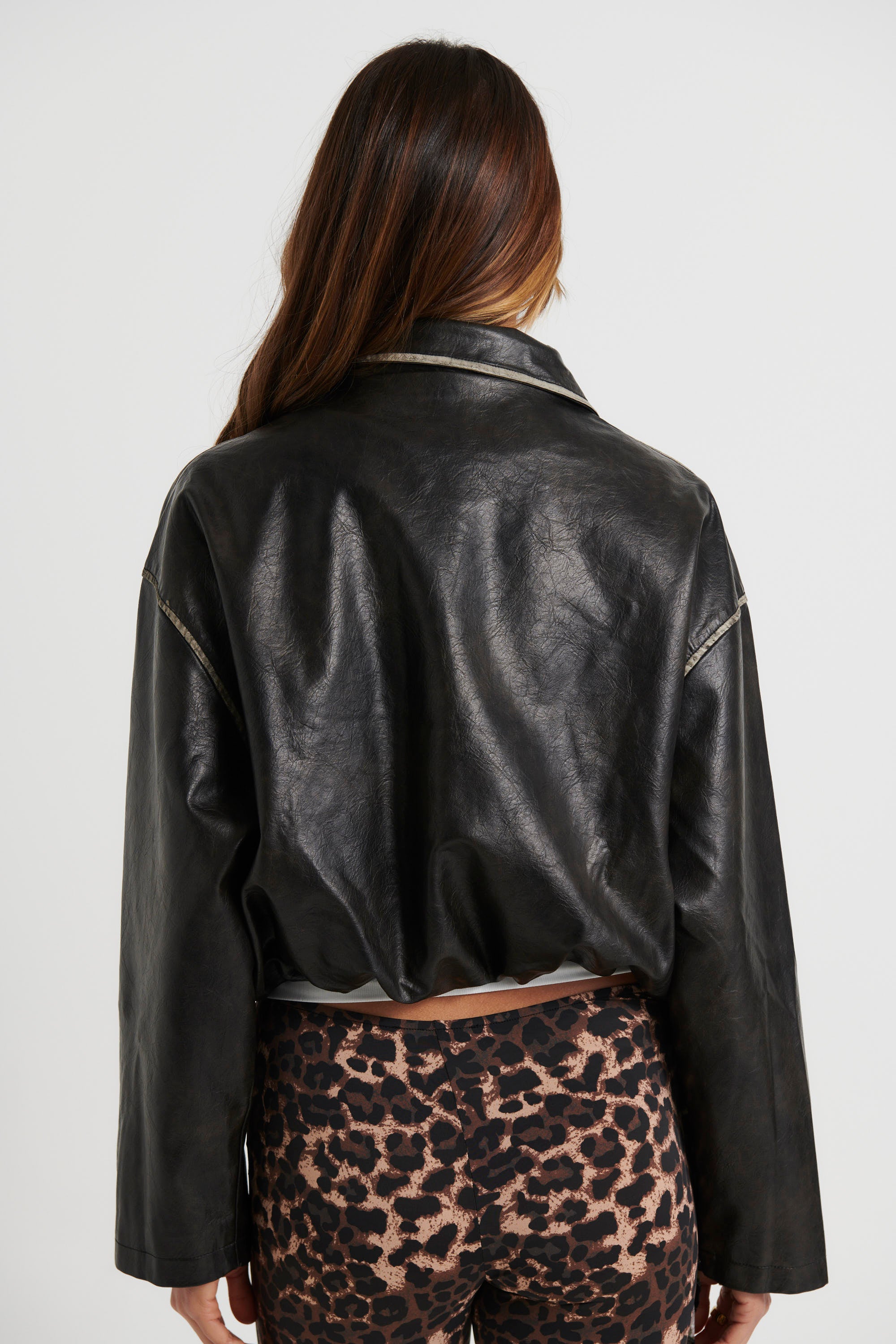Trista Biker Jacket Black