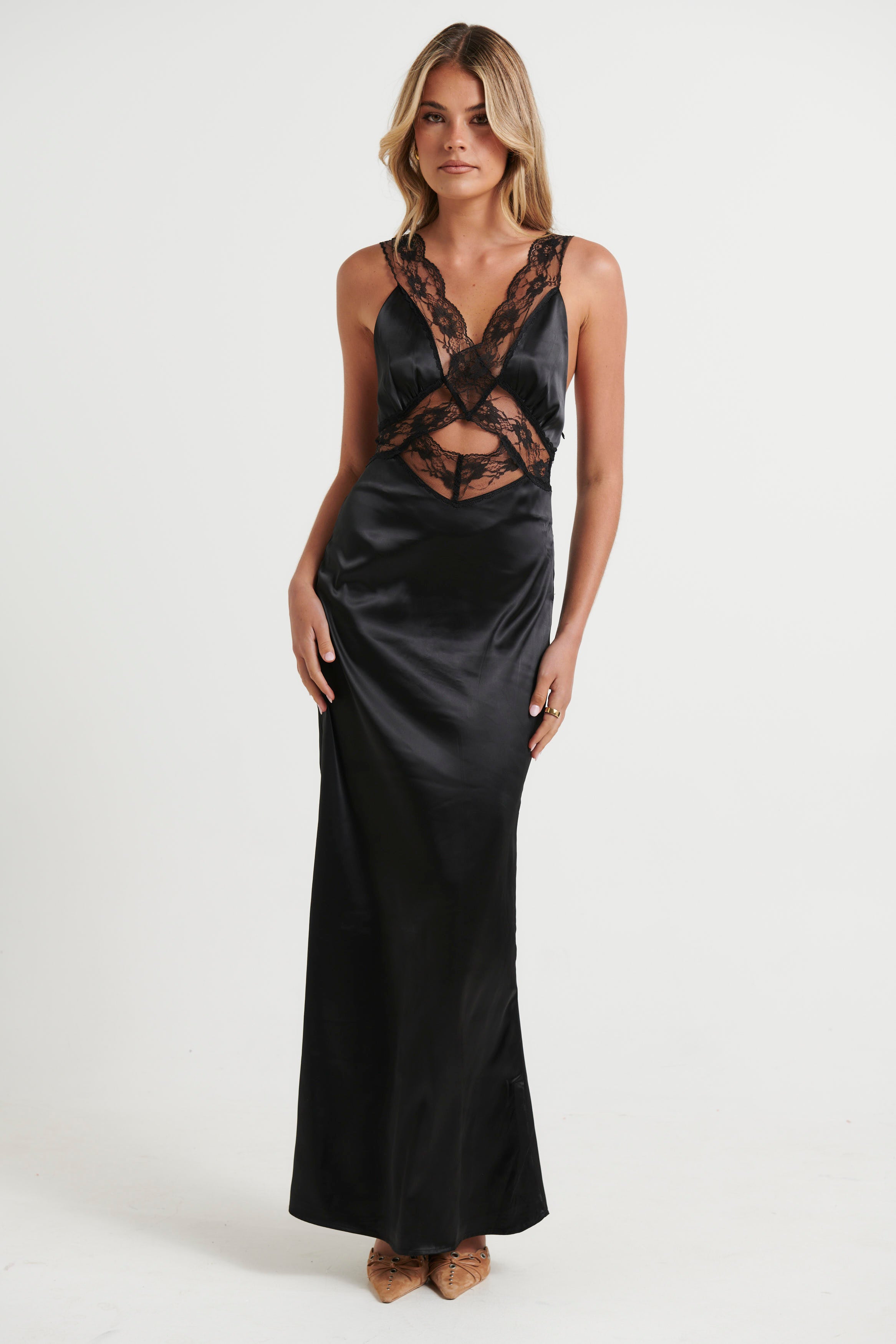 Chloe Lace Dress Black