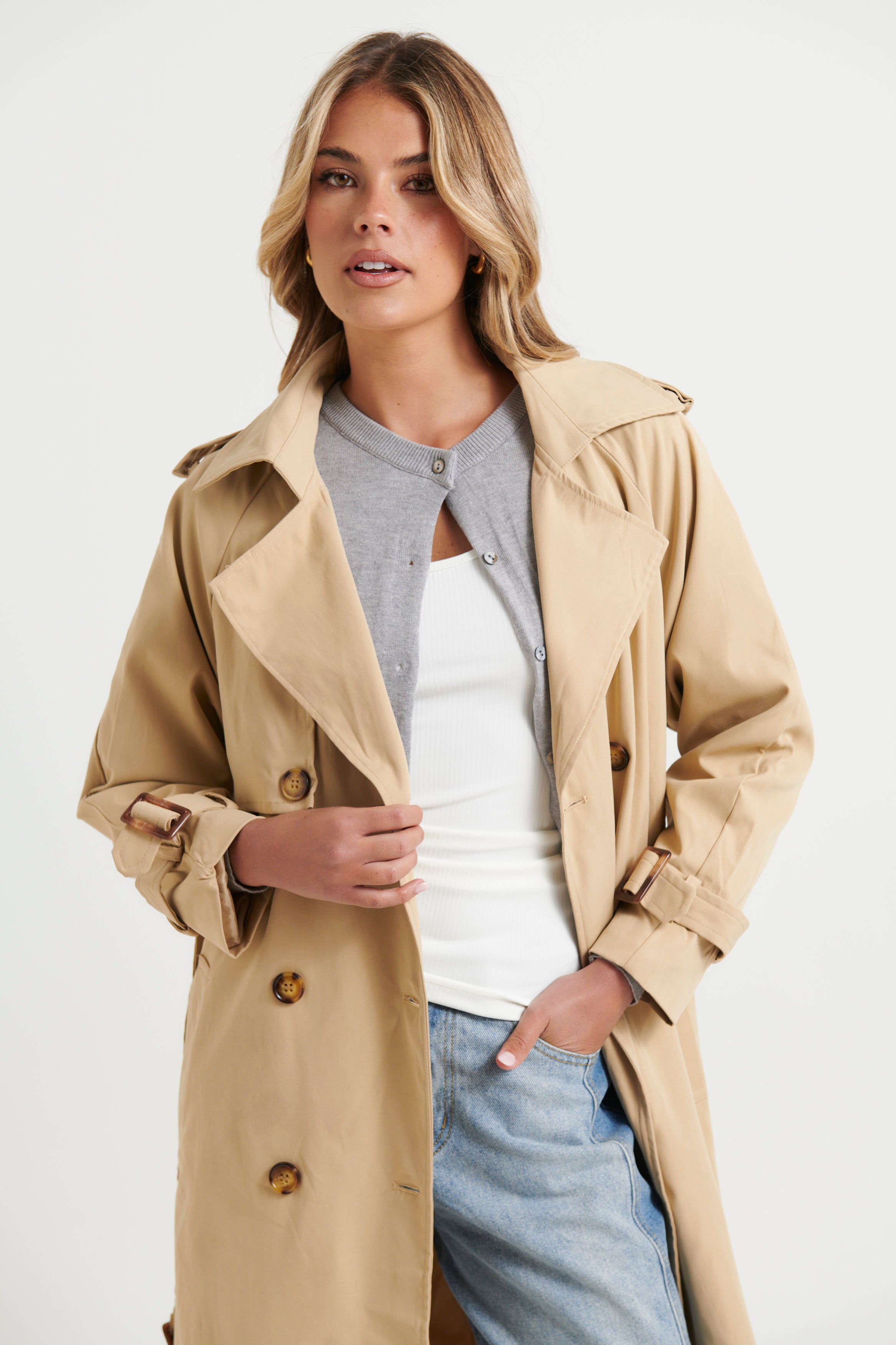Lia Trench Beige