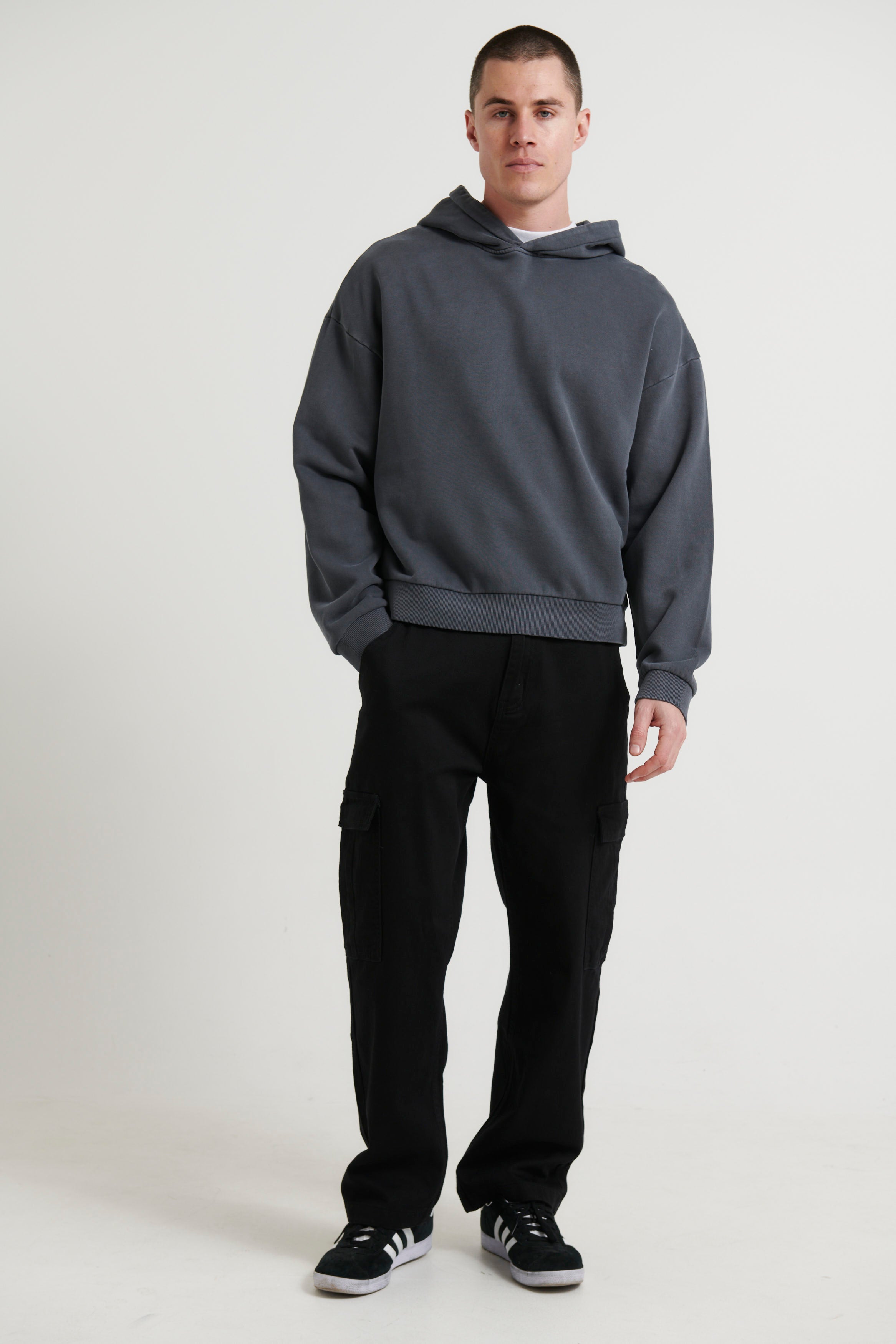 Premium Heavyweight Hoodie Charcoal - FINAL SALE