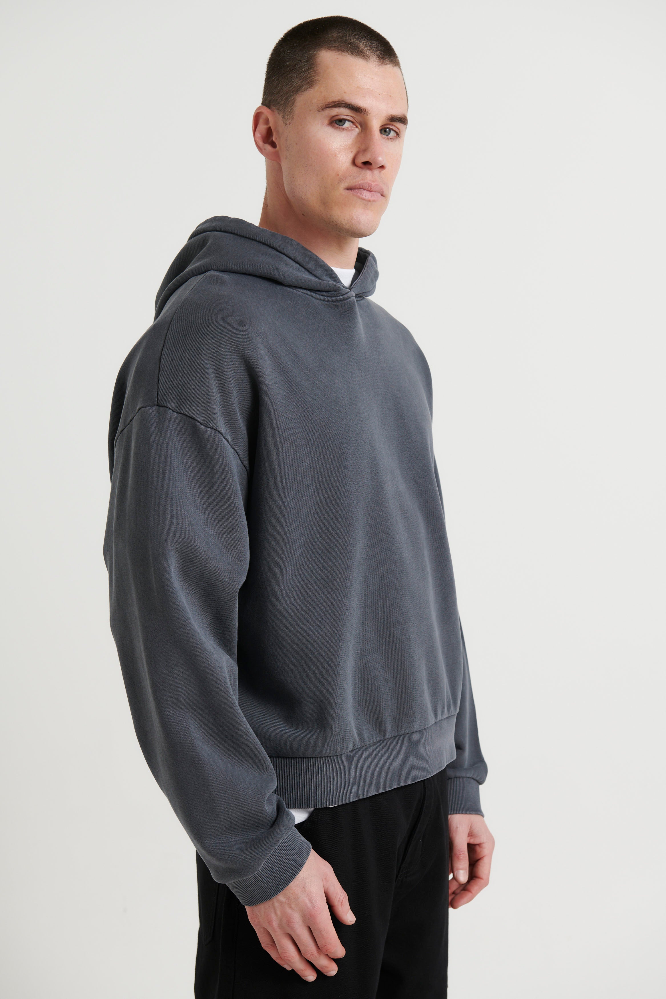Premium Heavyweight Hoodie Charcoal - FINAL SALE