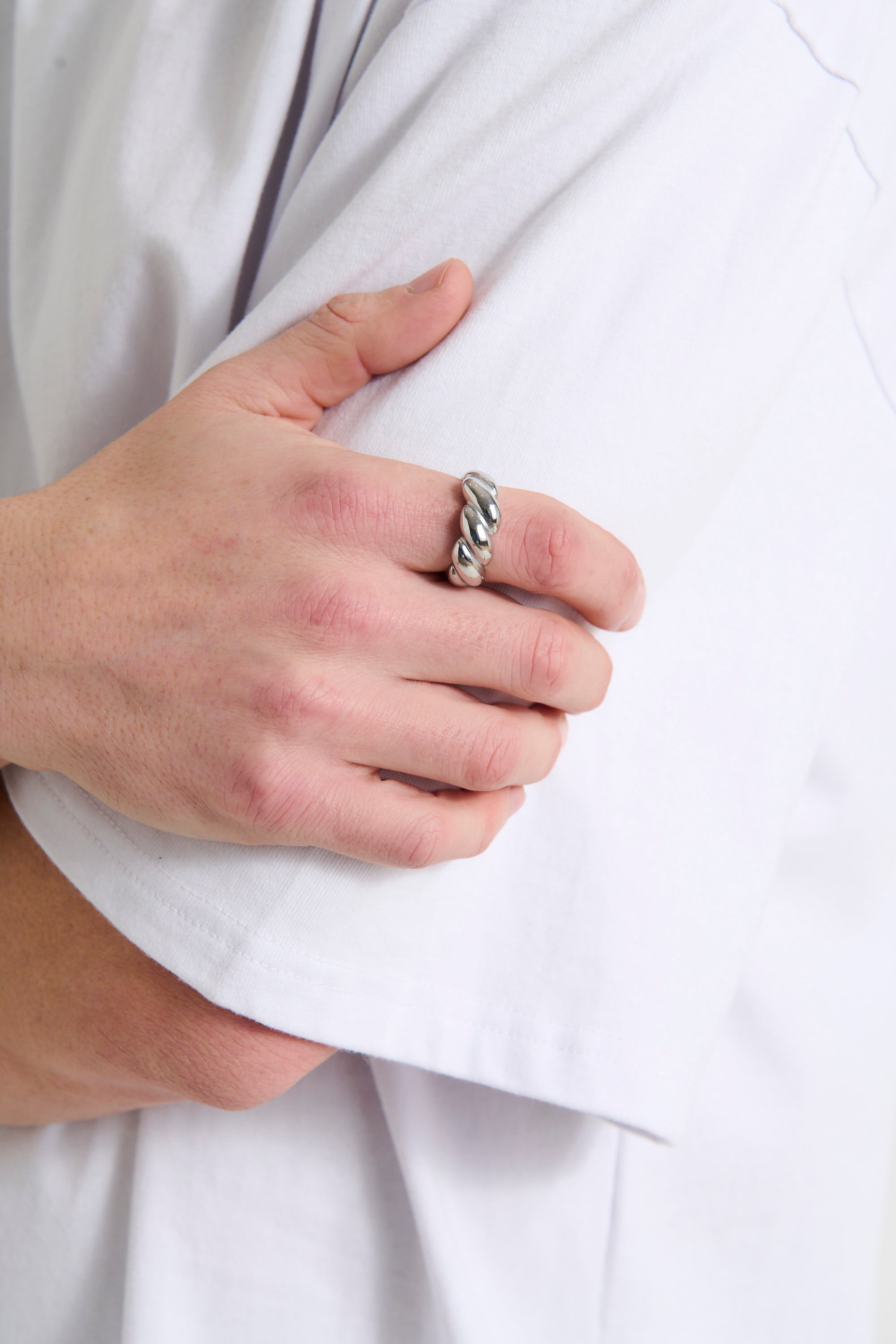 NTH Croissant Ring Silver - FINAL SALE