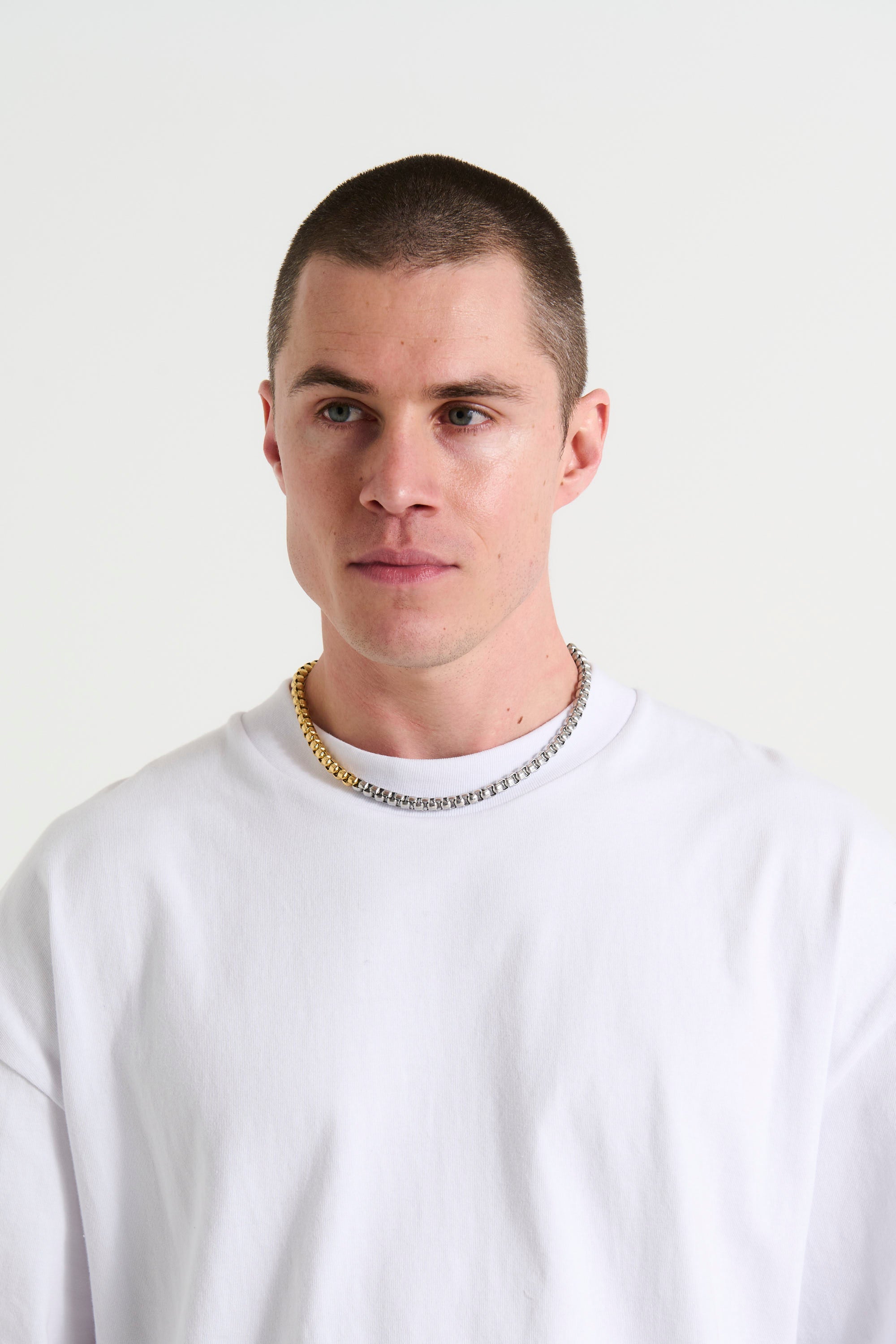 NTH Split Chain Necklace Gold/Silver - FINAL SALE
