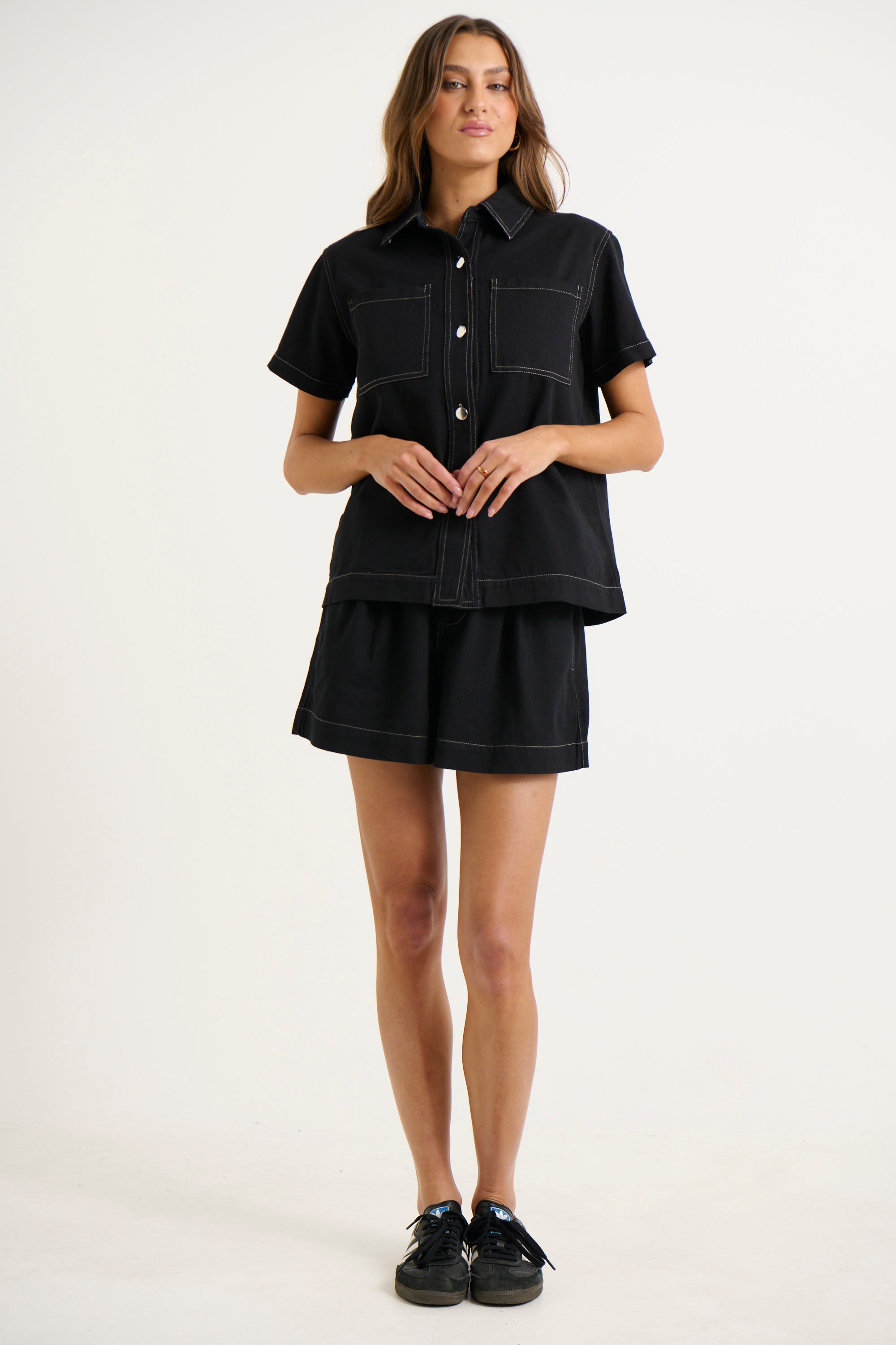 Sally Shirt Black - FINAL SALE