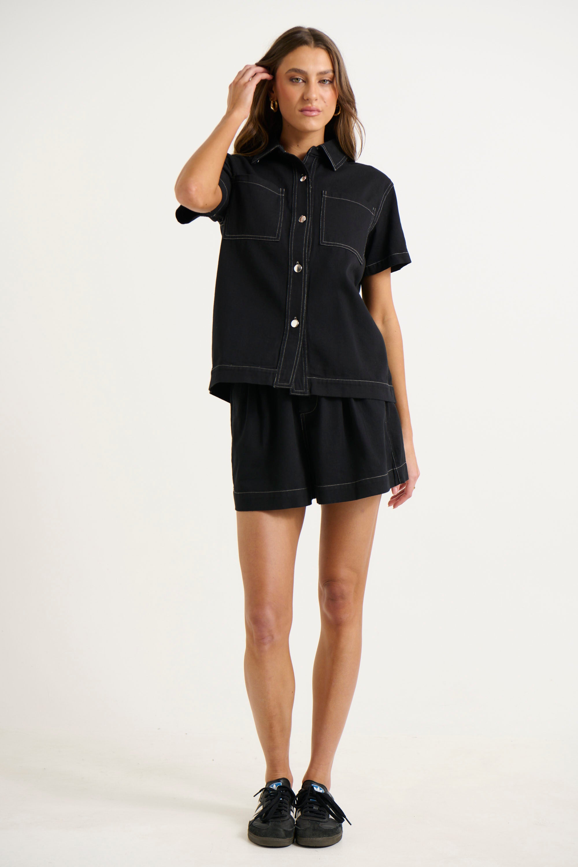 Sally Shirt Black - FINAL SALE