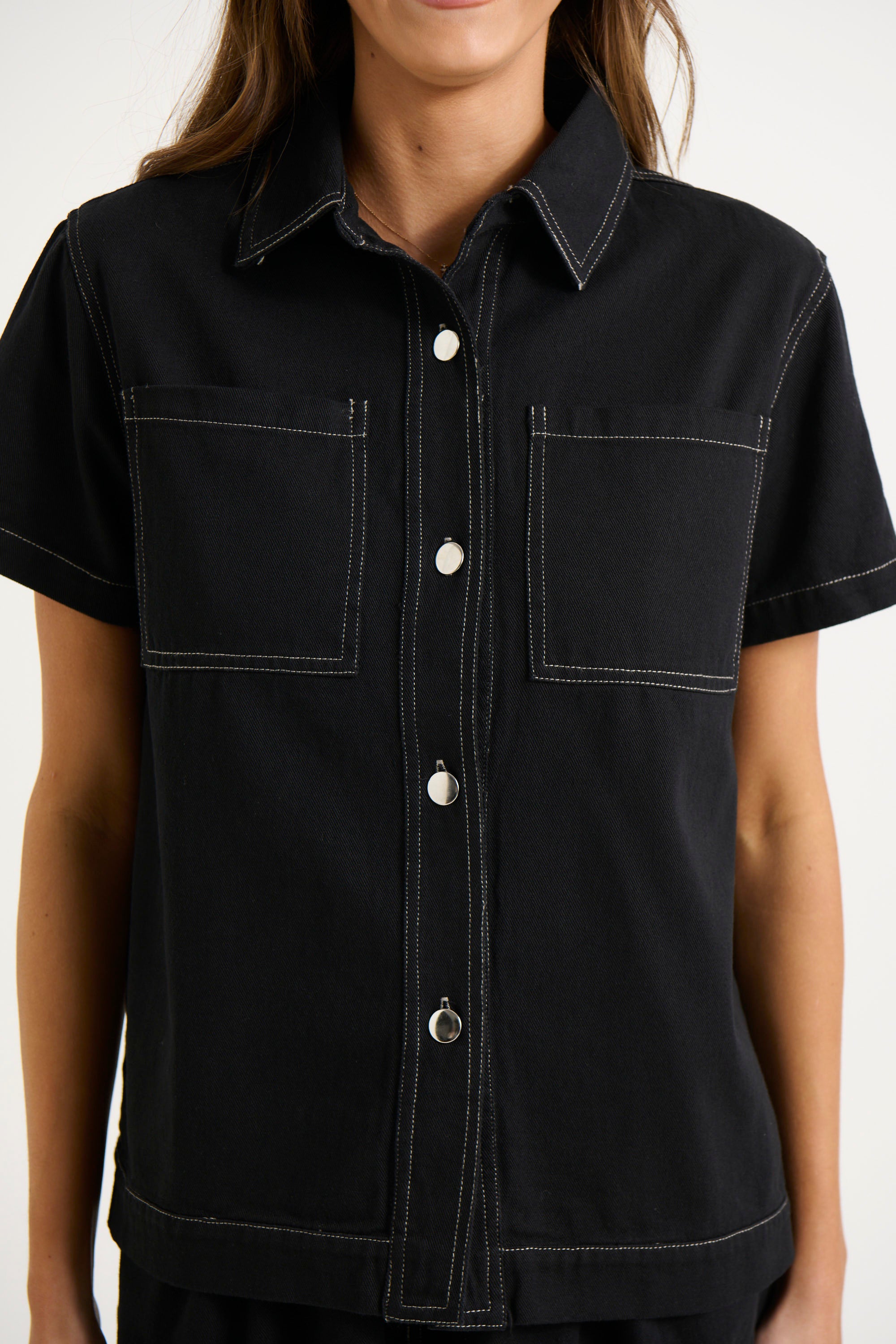 Sally Shirt Black - FINAL SALE