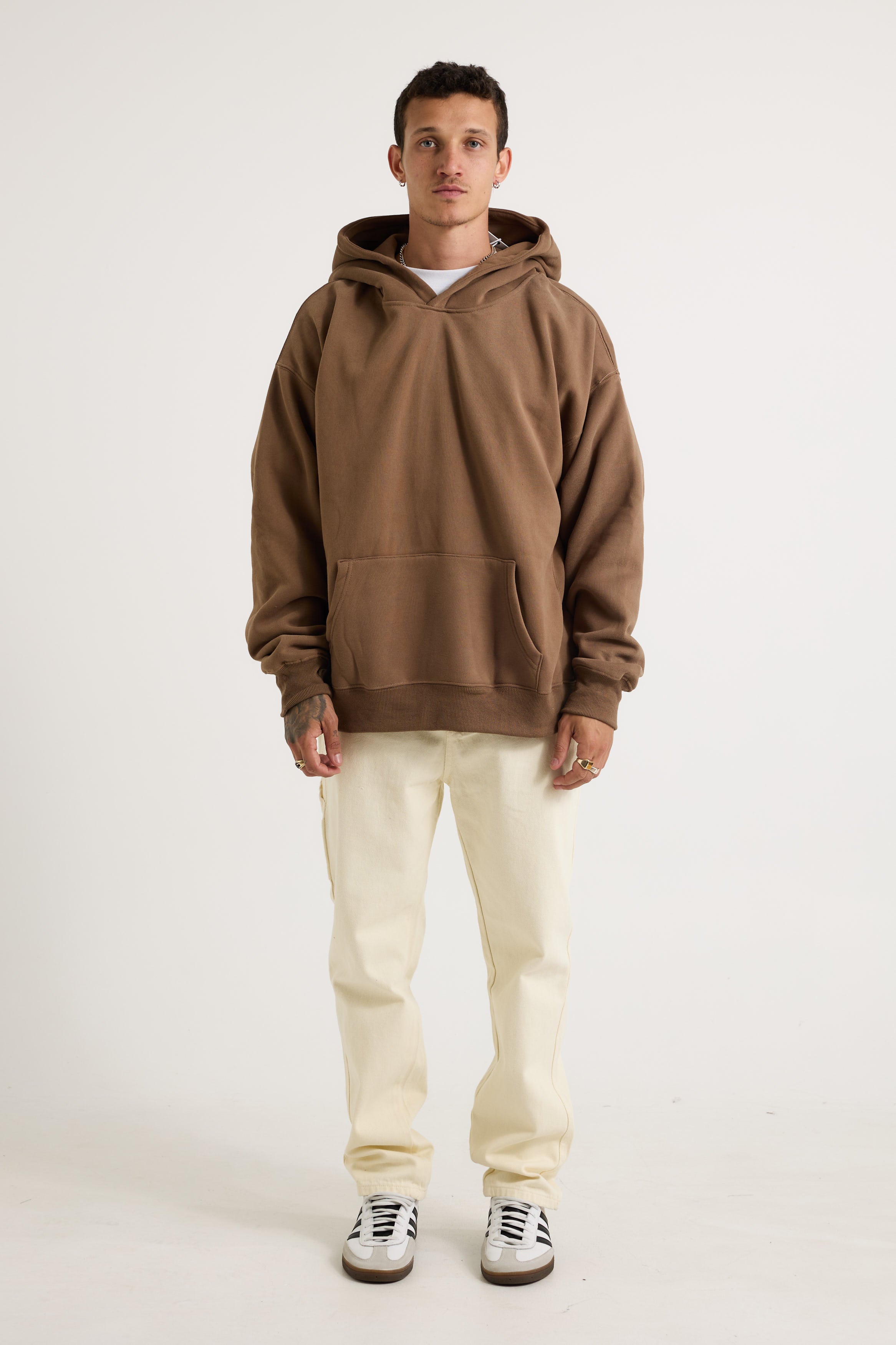 Roman Oversize Hoodie Choc - FINAL SALE