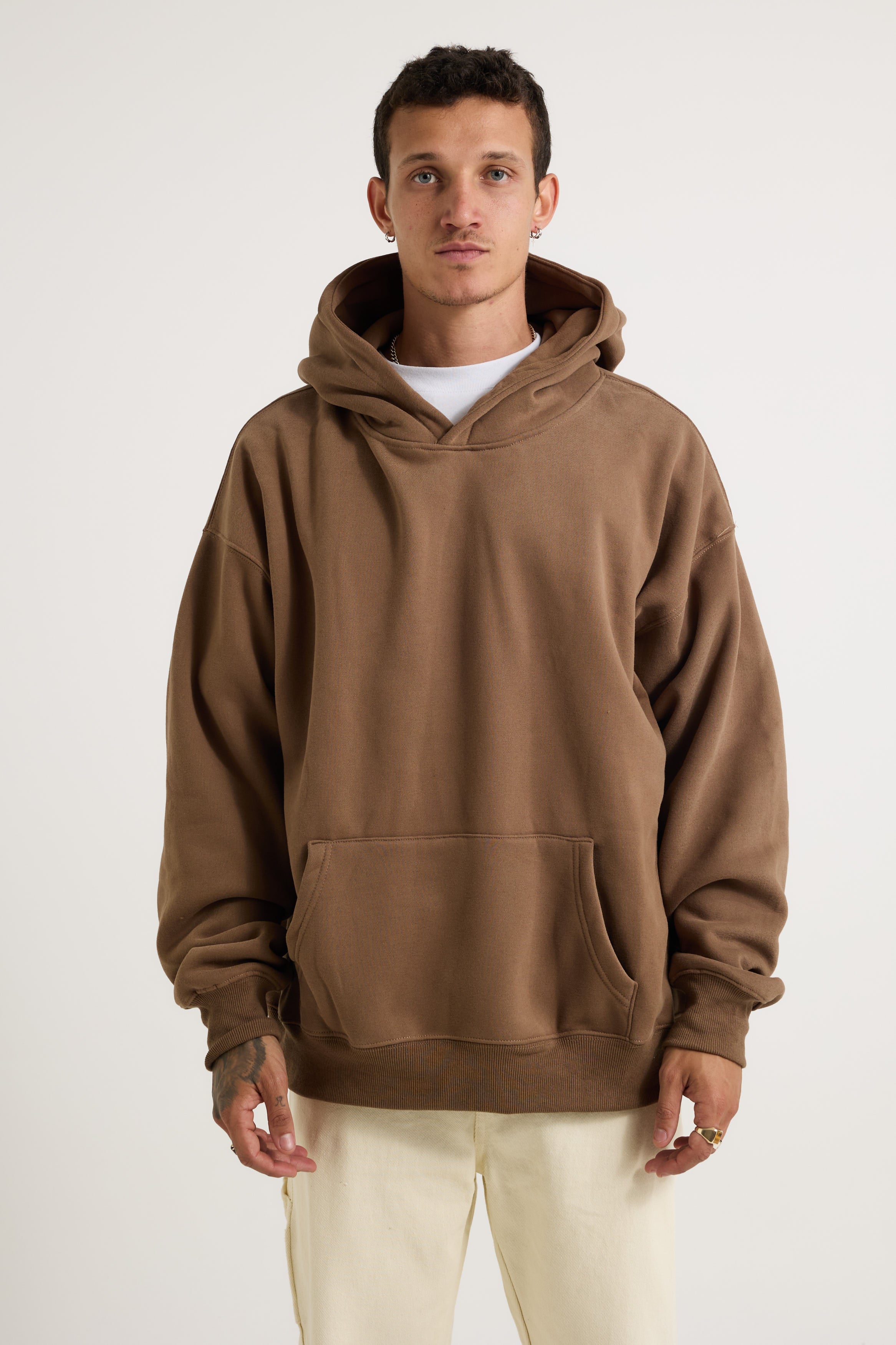 Roman Oversize Hoodie Choc - FINAL SALE