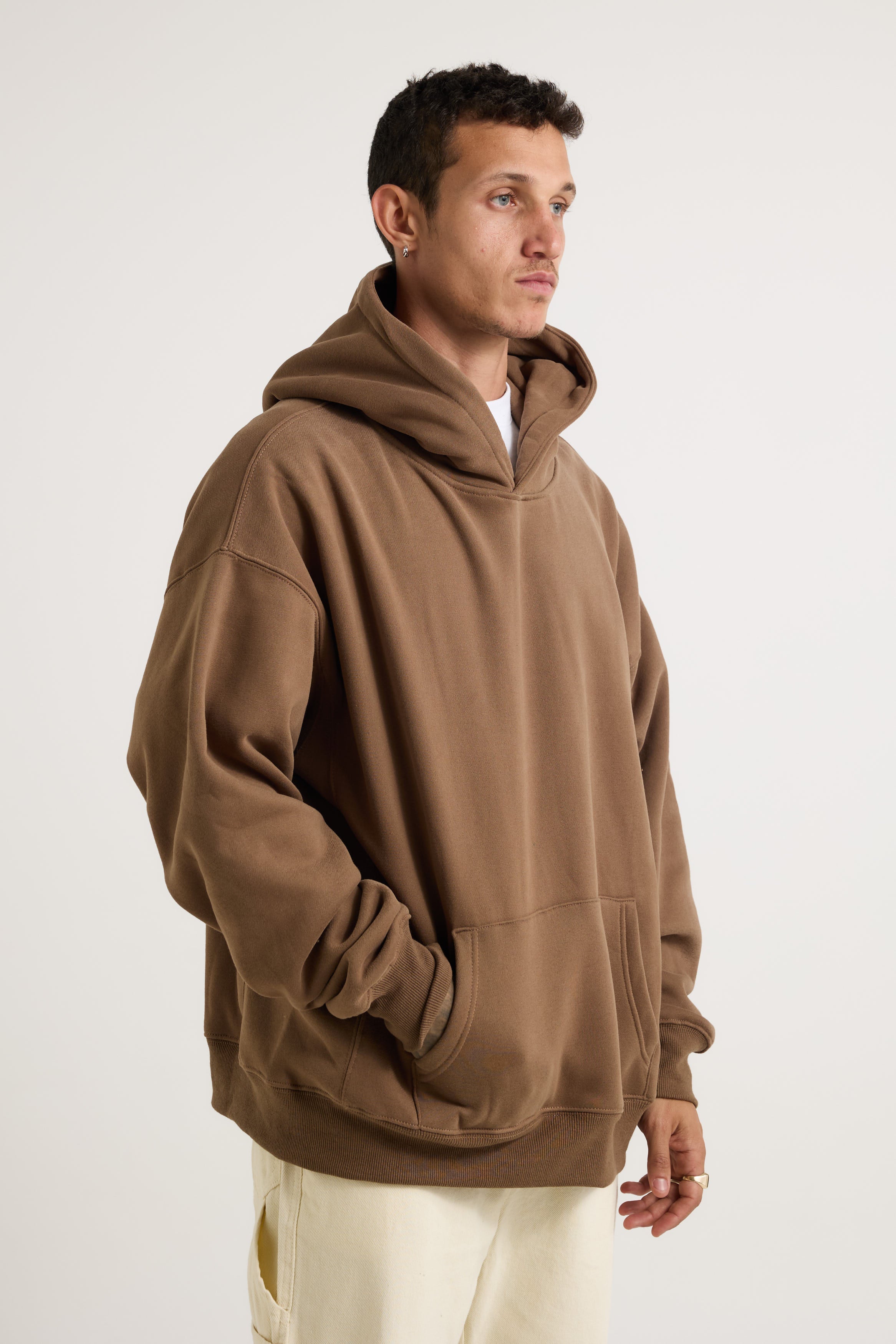 Roman Oversize Hoodie Choc - FINAL SALE