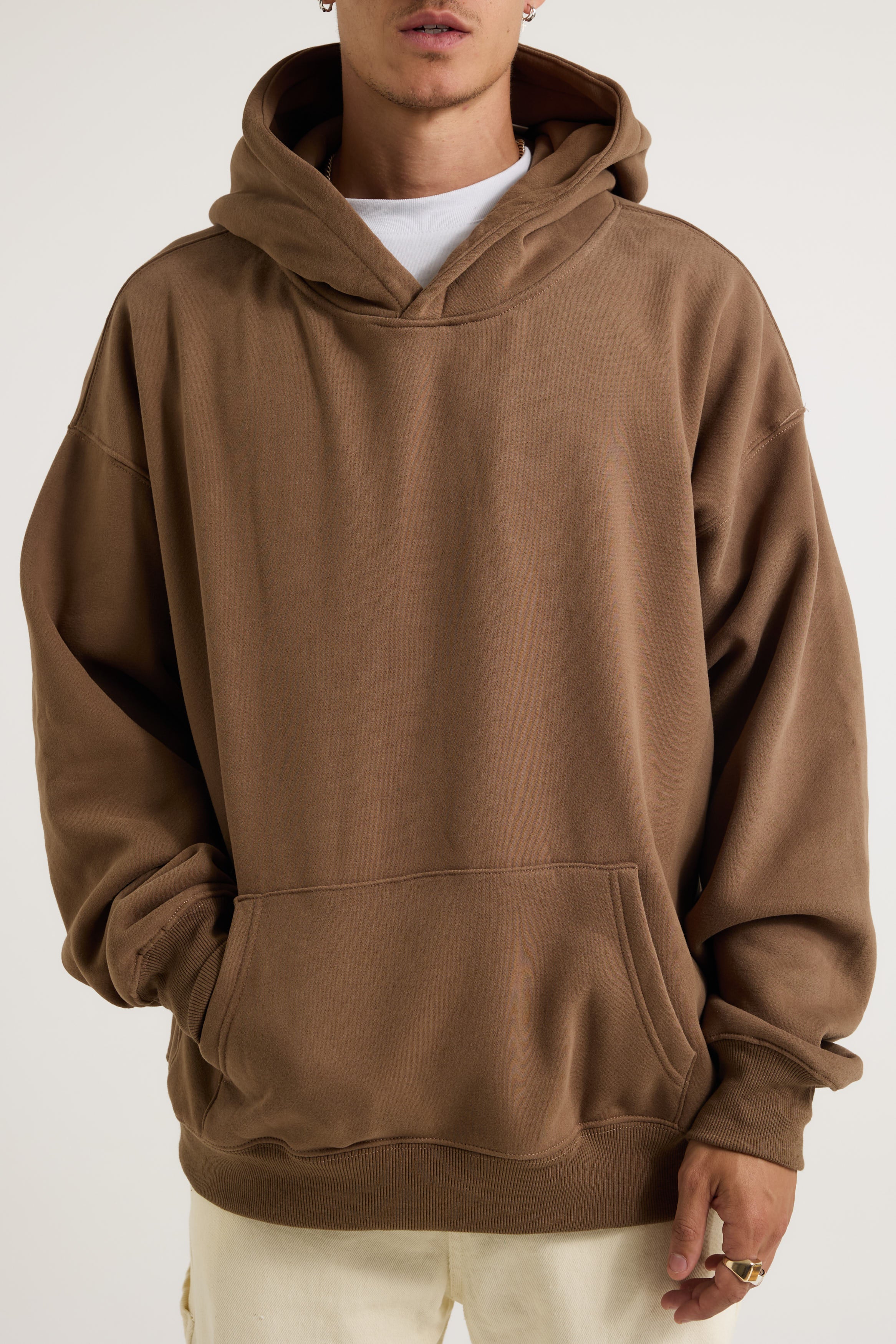 Roman Oversize Hoodie Choc - FINAL SALE